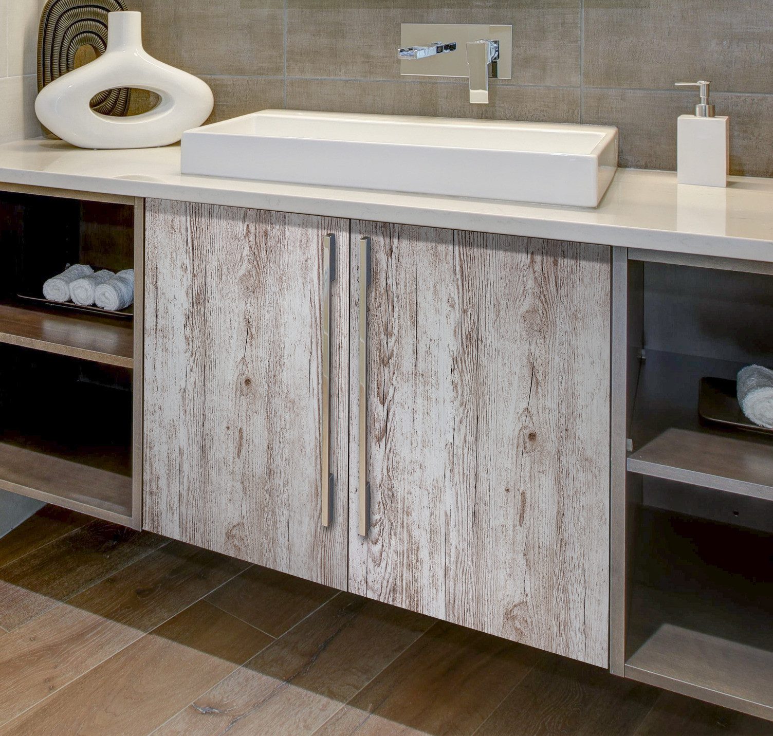 d-c-fix Möbelfolie Pino Aurelio - selbstklebende Dekofolie Klebefolie Möbel Küche, Designfolie - abwaschbar, zuschneidbar und rückstandslos entfernbar