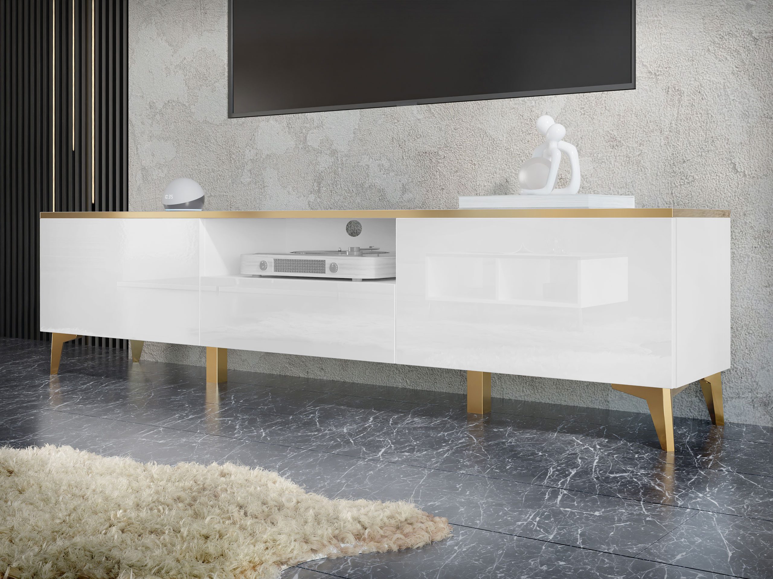 MIRJAN24 TV-Schrank Alrik 2D1S (mit zwei günstig online kaufen
