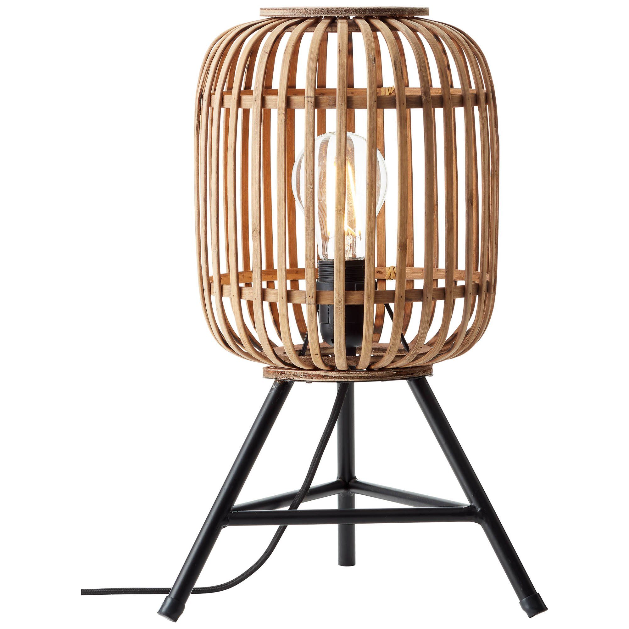 Brilliant Tischleuchte Woodrow, ohne Leuchtmittel, Tischlampe günstig online kaufen