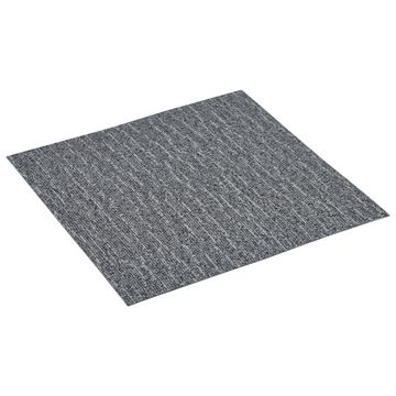 Teppichboden PVC-Fliesen Selbstklebend 5,11 m² Grau, vidaXL