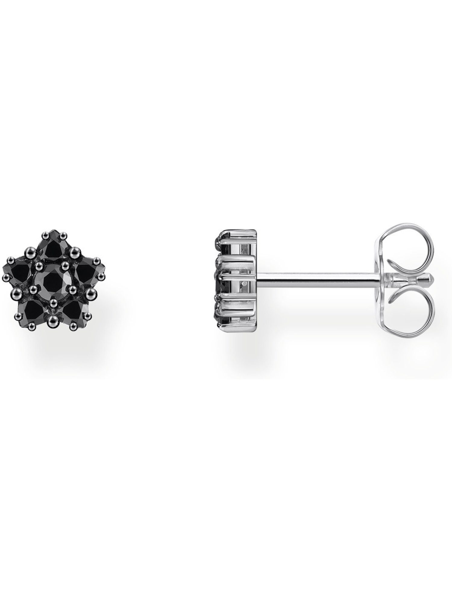 THOMAS SABO Paar Ohrstecker Thomas Sabo Damen-Ohrstecker 925er Silber Zirkonia