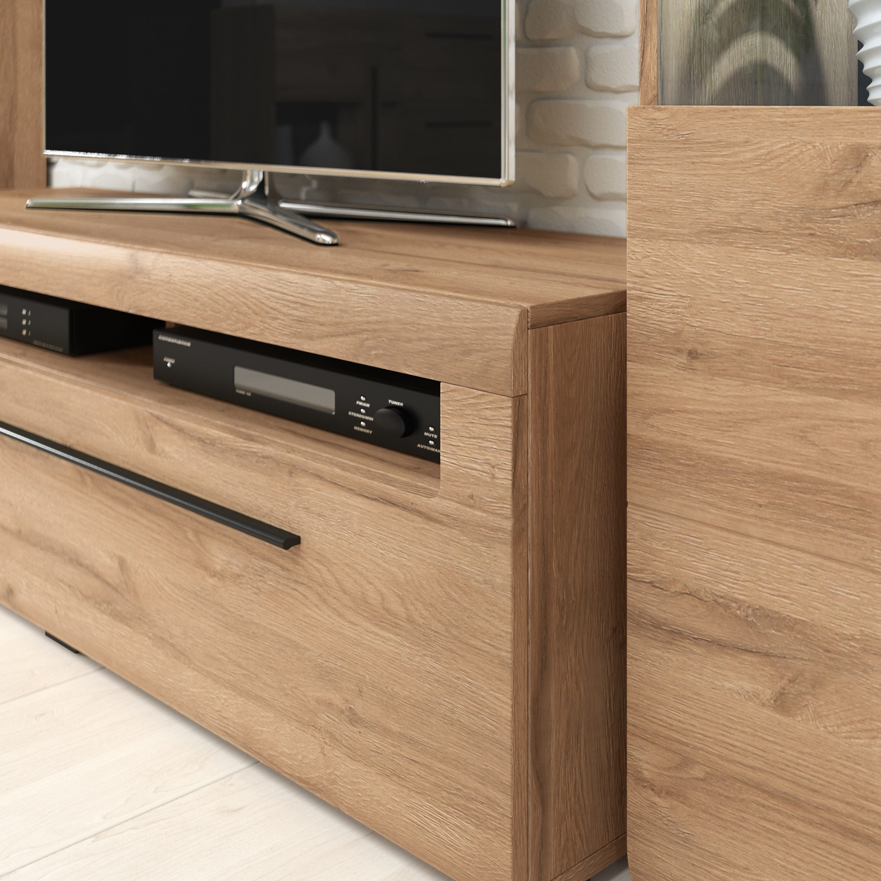 Beautysofa Wandregal im Modernes Design TULSA 160 cm, in einem zeitlosen und modernen Stil