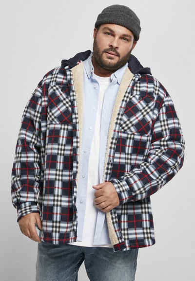 URBAN CLASSICS Outdoorjacke »Urban Classics Herren Hooded Polar Fleece Overshirt«