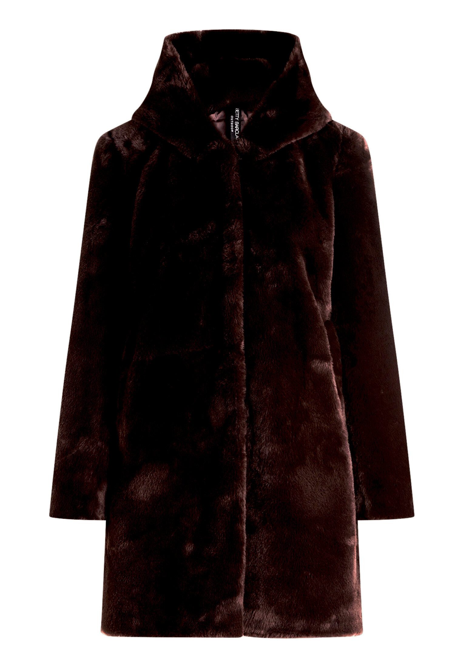 Betty Barclay Plüschjacke Damen mit Kapuze
