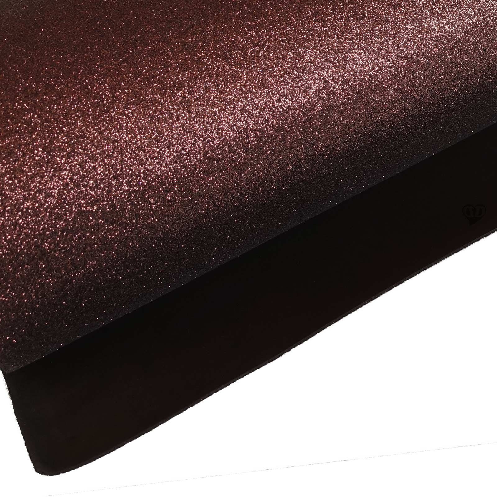 maDDma Moosgummi 50cm Glitzer-Moosgummi EVA 90cm breit, schokobraun