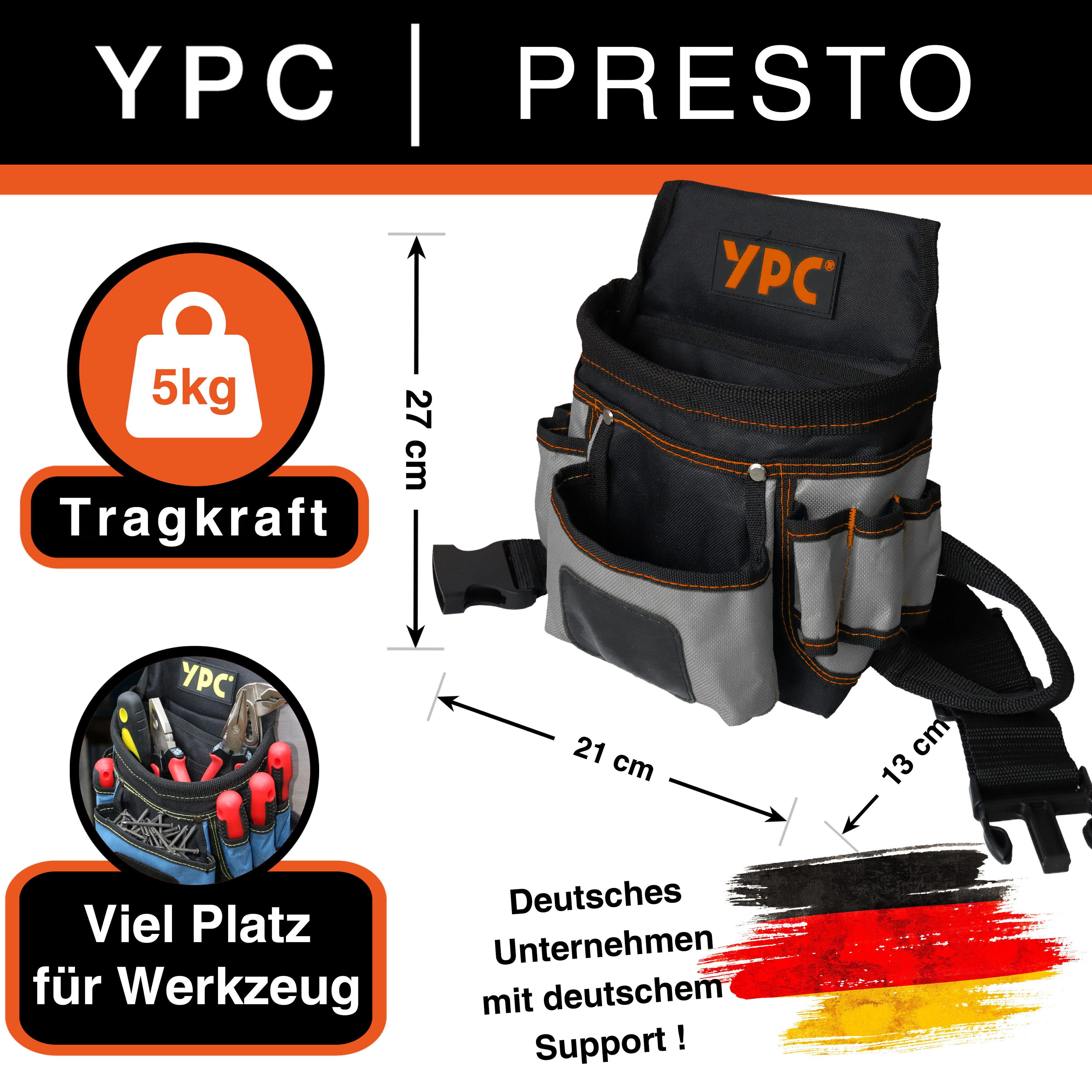 YPC Werkzeugtasche Presto Werkzeug Gürteltasche XL, Werkzeuggürtel