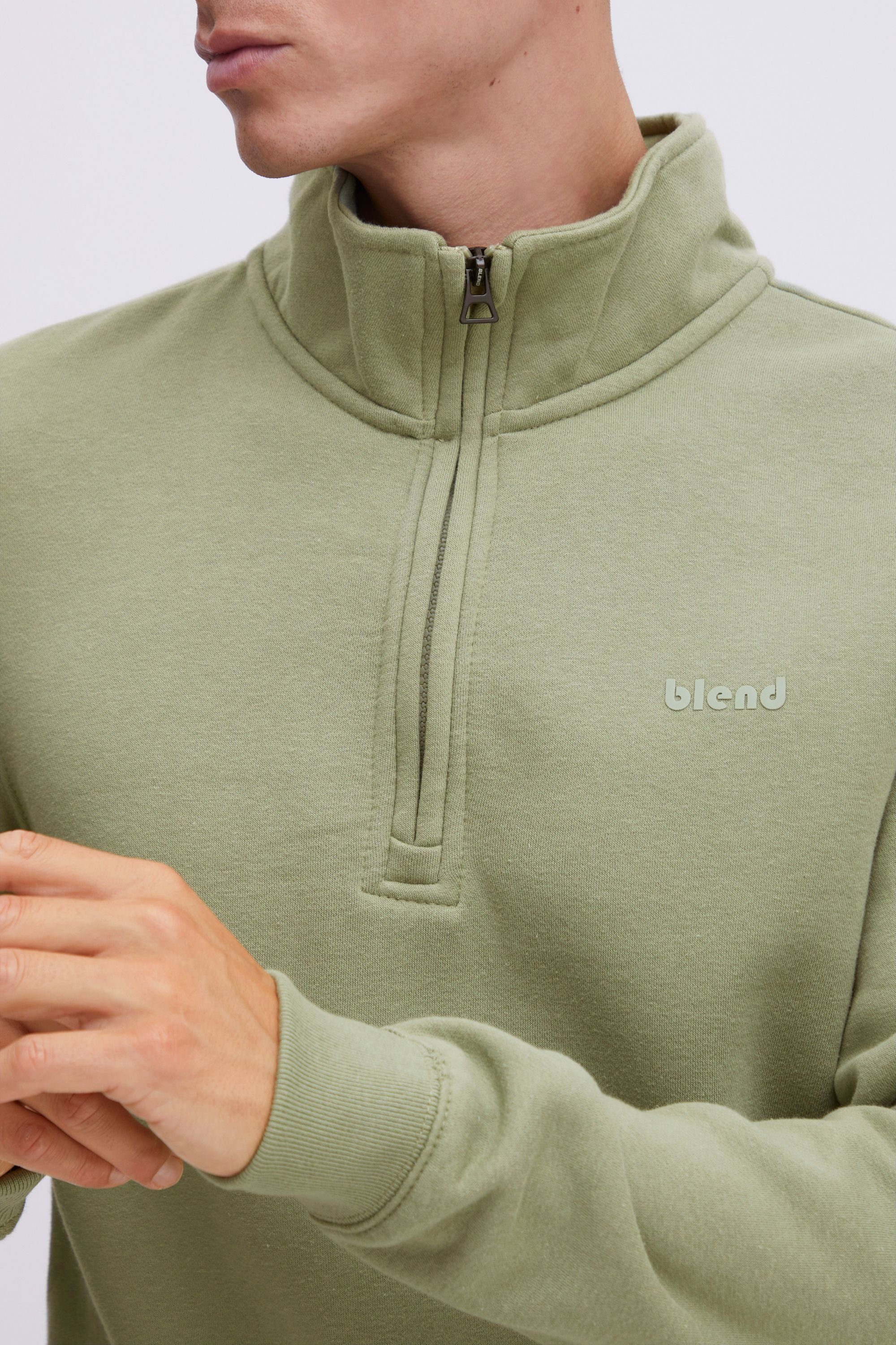 Blend Troyer BHHalfzip Stilvoller Sweat-Troyer mit Stehkragen