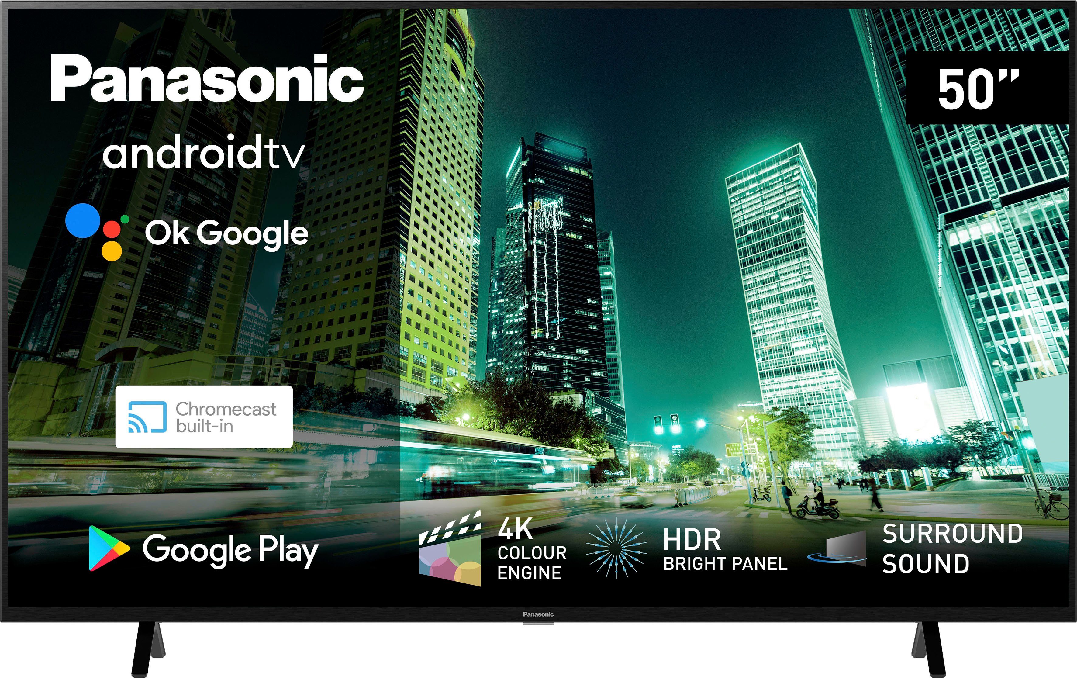 Panasonic TX-50LXW704 LED-Fernseher (126 cm/50 Zoll, 4K Ultra HD, Android TV,  Smart-TV)