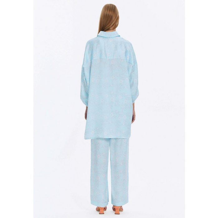 Monosuit Stoffhose Cozy pants blue tencel PV6739