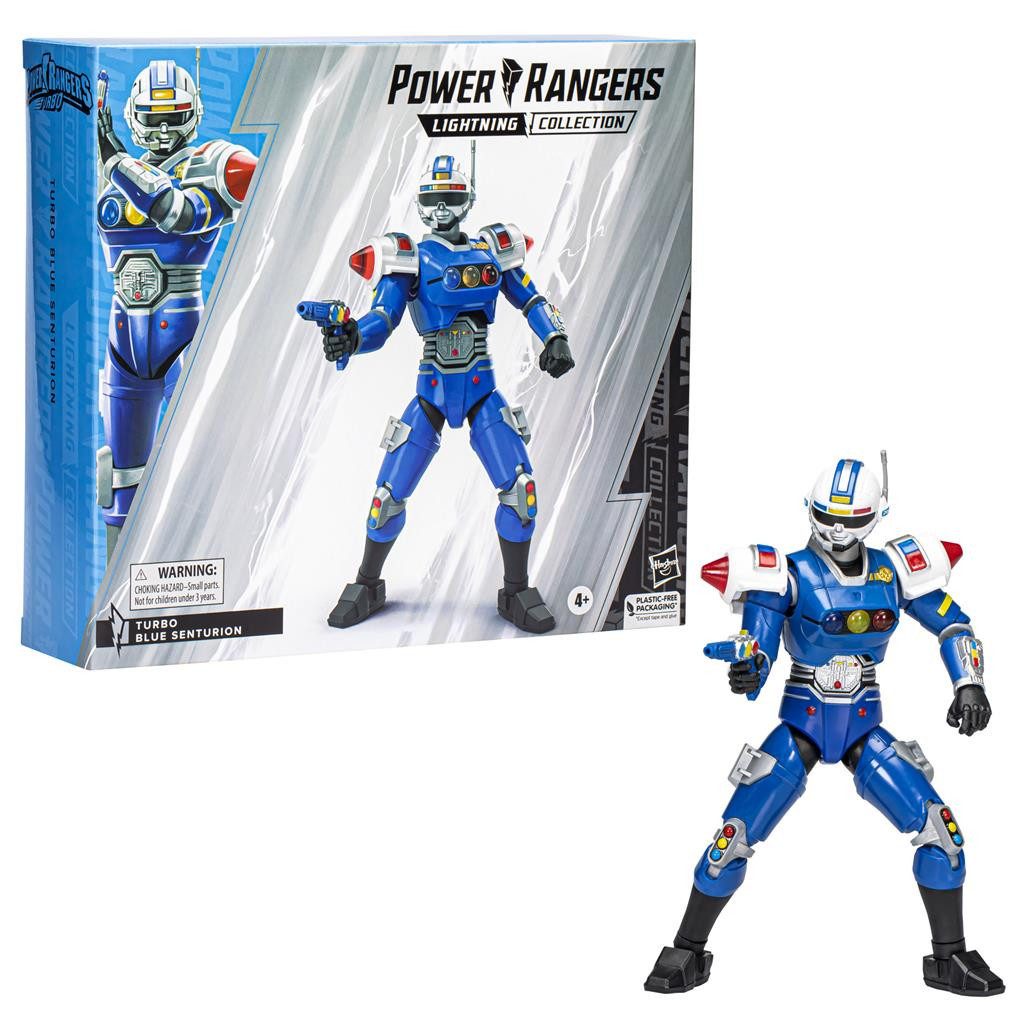 Hasbro Actionfigur Power Rangers Lightning Collection Turbo Blue Senturion