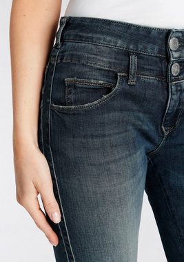 Herrlicher Slim-fit-Jeans BABY Cropped Denim Powerstretch in 7/8 Länge