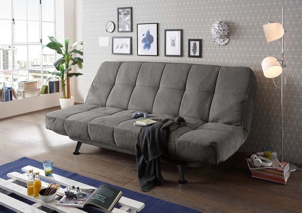 Polstergarnitur x Schlafsofa Stone 102 Ikar cm Sofa 208 DESIGN ED Schlafsofa, EXCITING Couch