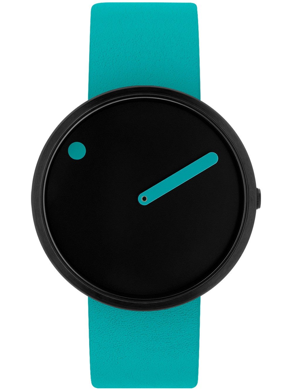 PICTO Quarzuhr Picto 43350-5020B Black Unisex 40mm 5ATM Picto 43350-5020B Black Unisex 40mm 5ATM