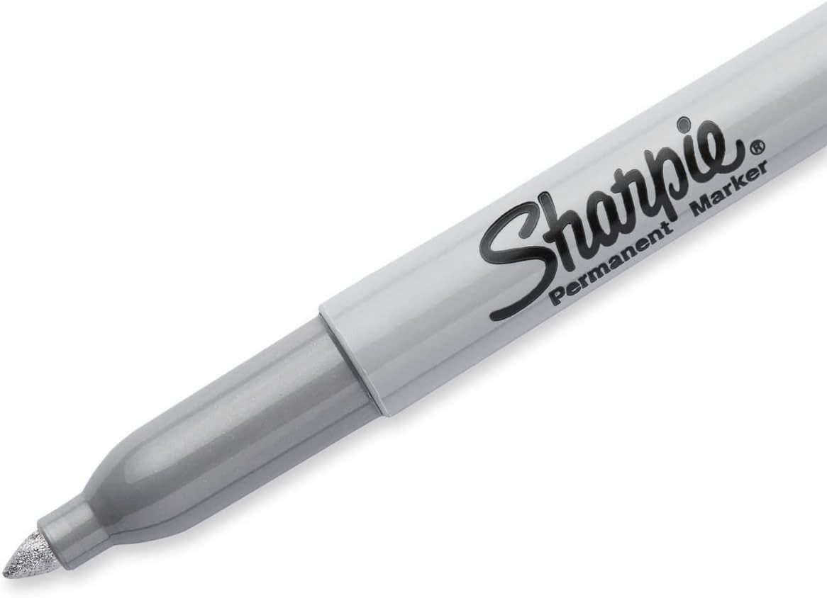 Sharpie Permanentmarker SHARPIE Metallic Permanentmarker, feine Spitze, 6 Stück