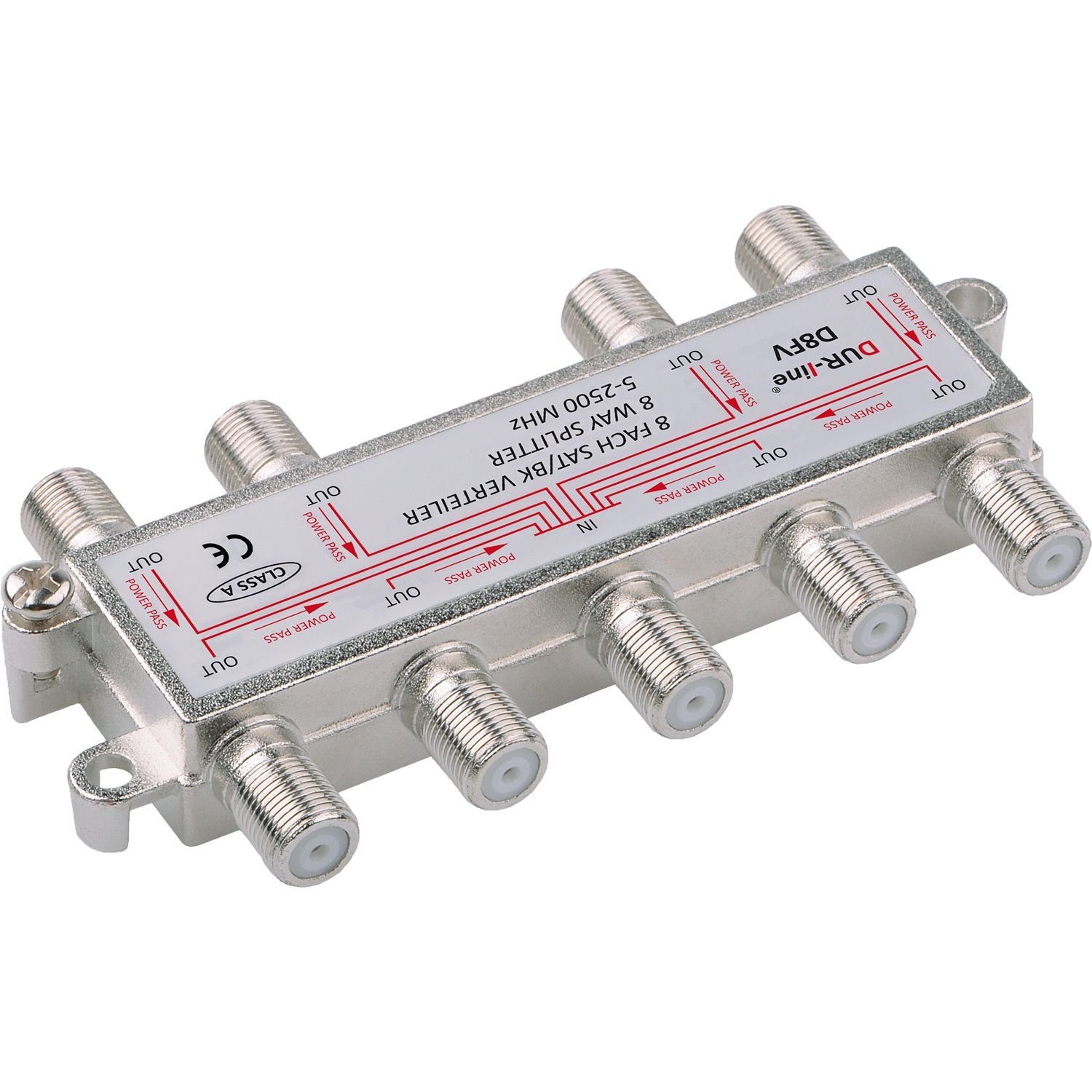 DUR-line SAT-Kabel DUR-line D8FV SAT/BK-Verteiler -