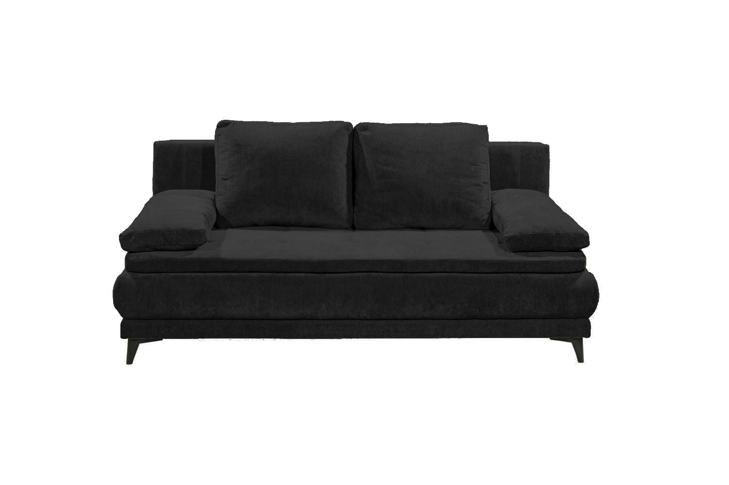 ED EXCITING DESIGN Schlafsofa Merida 2-Sitzer mit Schlaffunktion und Bettkasten, mit Schlaffunktion und Bettkasten