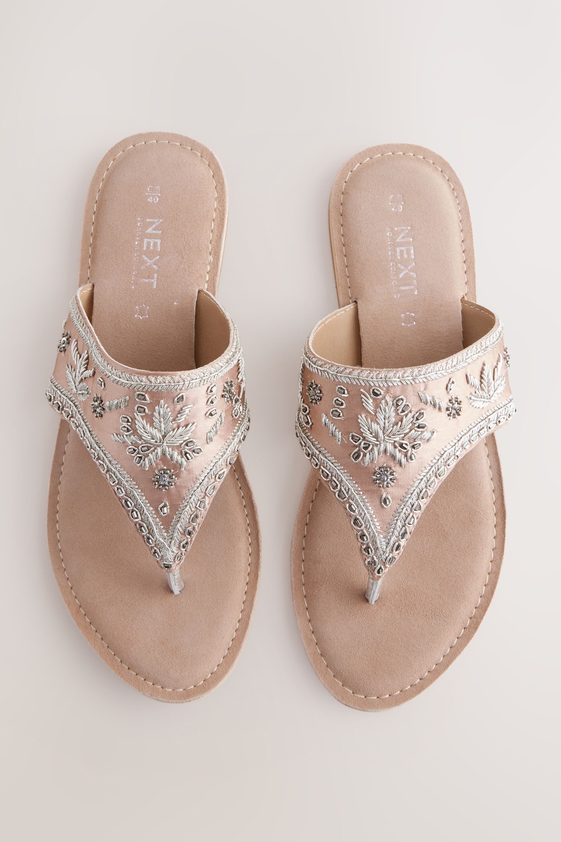 Next Forever Comfort® Zehentrennersandale mit Perlen günstig online kaufen