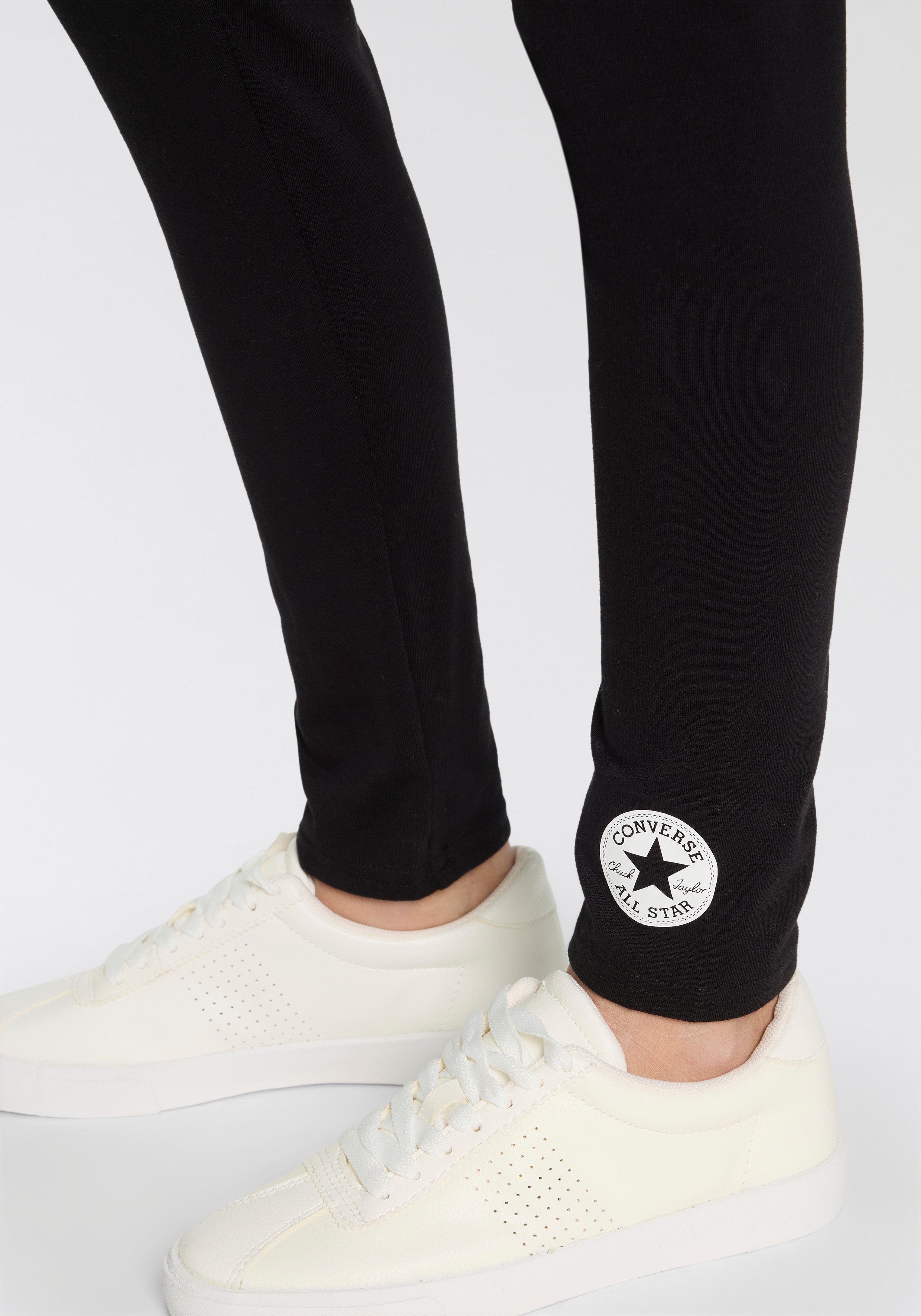 Converse Sporthose WORDMARK LEGGING - für Kinder mit eng anliegendem Schnitt, feuchtigkeitsableitend