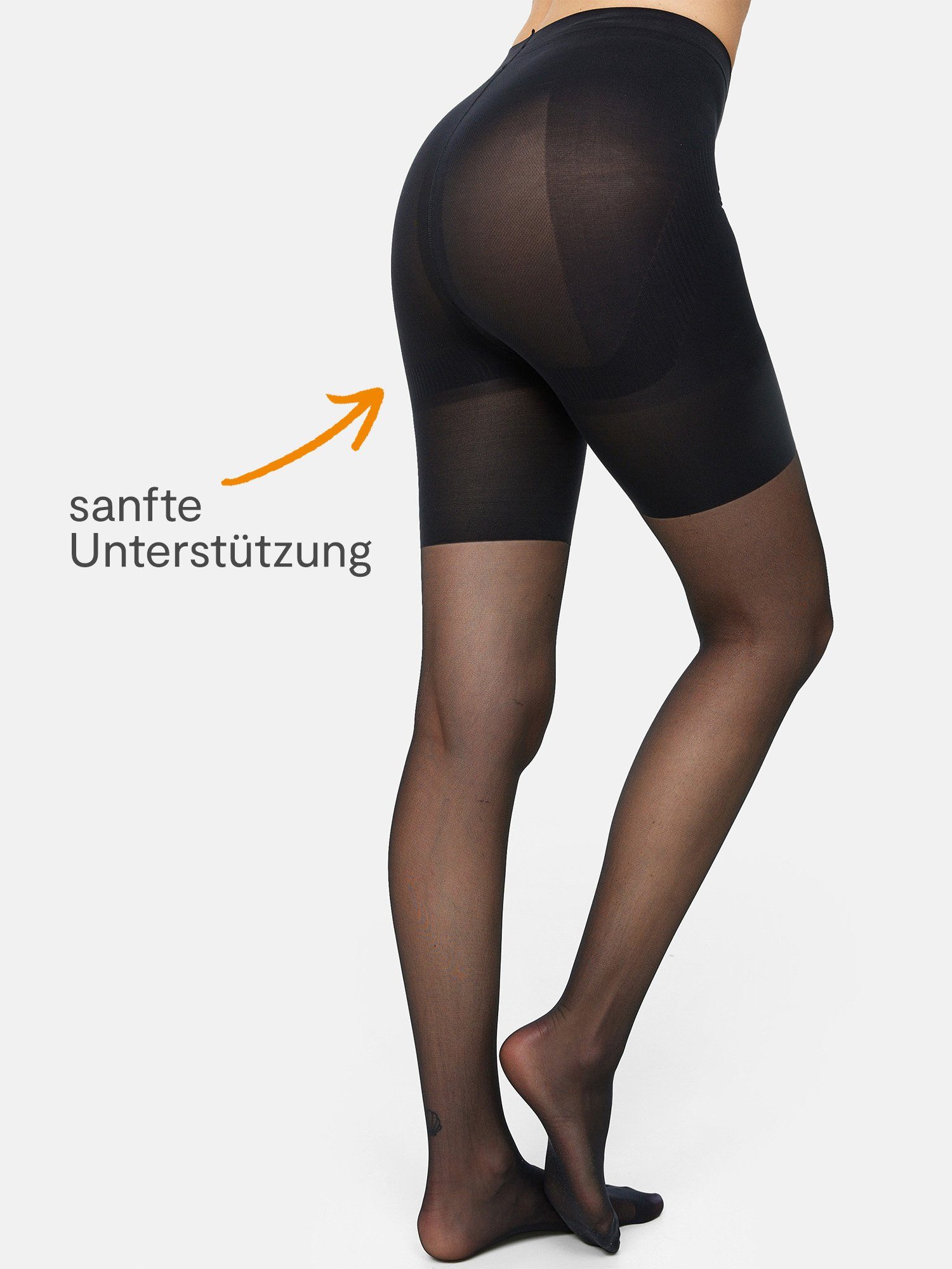 Nur Die Feinstrumpfhose Bauch-Beine-Po 20 DEN Damen (1er/3er/6er/9er Pack 1 St) nylon transparent Fein-strumpfhose durchsichtig frauen multi-pack