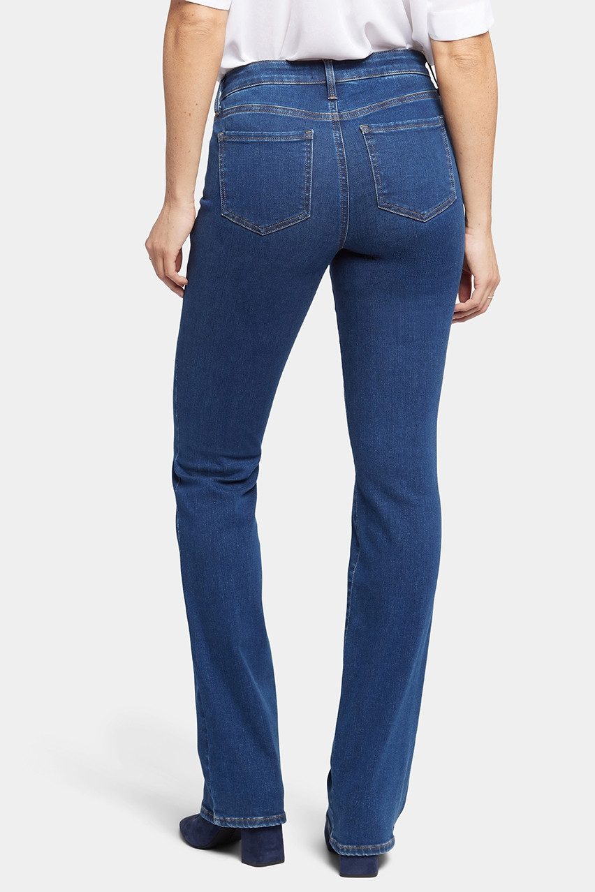 NYDJ Bootcut-Jeans Barbara Bootcut Jeans Mittelblau Premium Denim