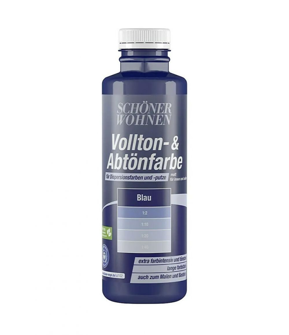 SCHÖNER WOHNEN FARBE Wandfarbe Schöner Wohnen Voll- und Abtönfarbe 250 ml blau