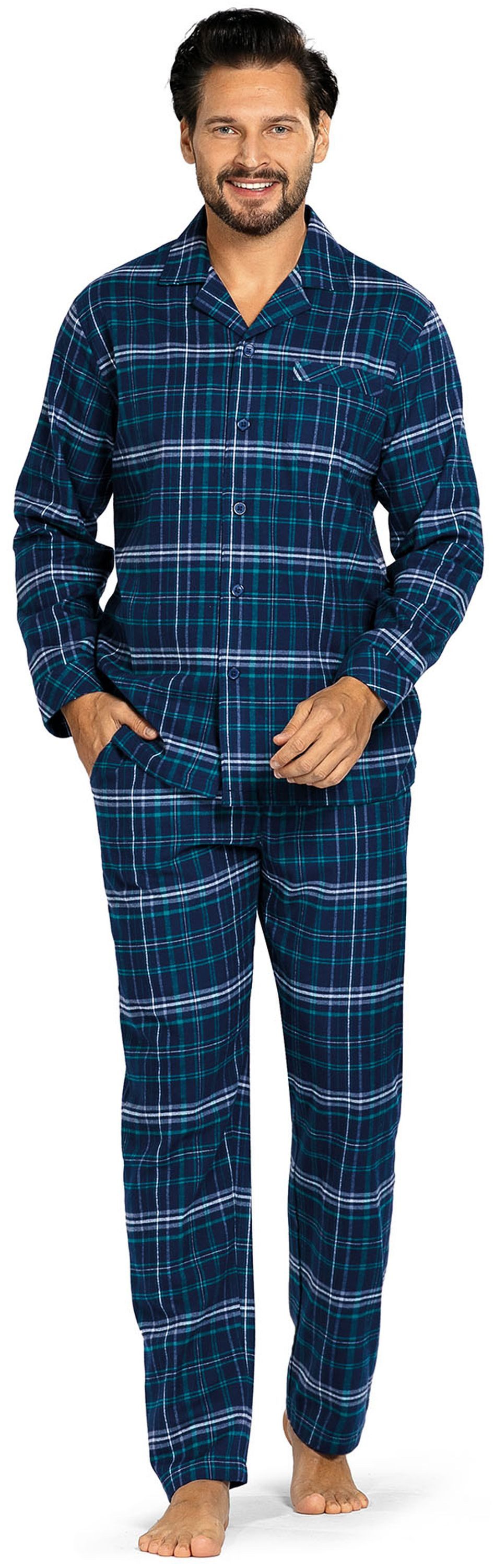 Comte Schlafanzug Gentle Frost (Set, 2 tlg., 2-teilig) Herren Pyjama lang L günstig online kaufen