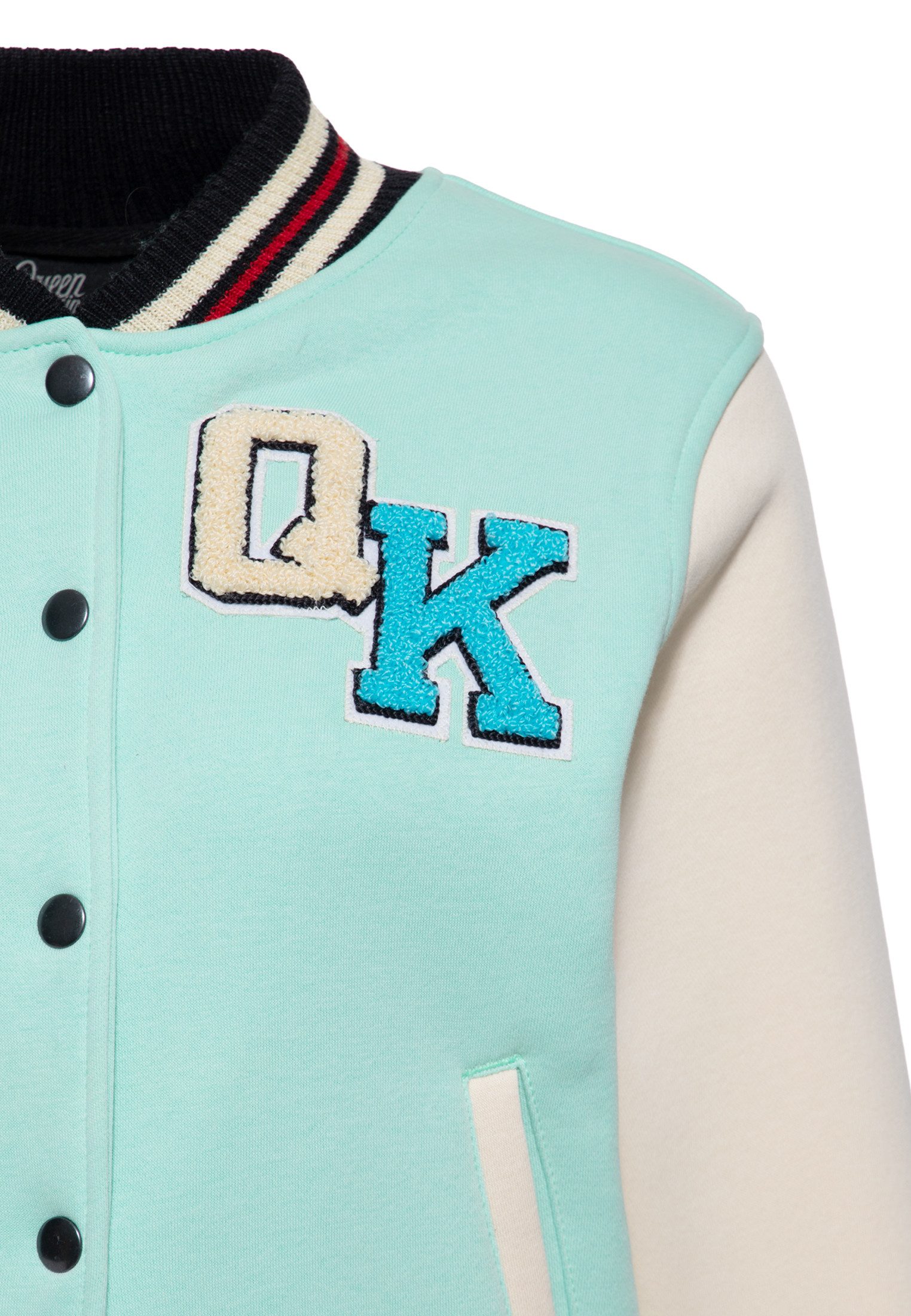QueenKerosin Collegejacke Dolche Far Niente (1-St) mit großer Stickerei