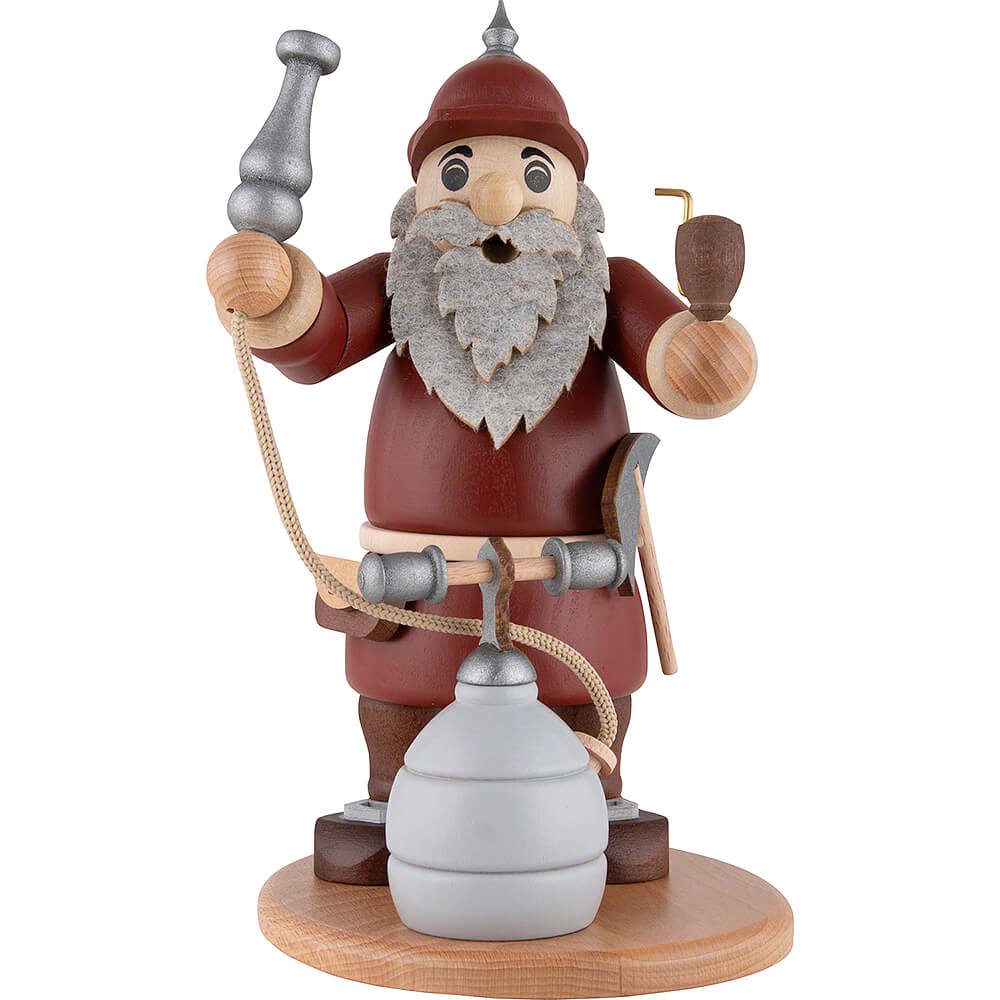 Zeidler Holzkunst Räuchermännchen Feuerwehrmann, rot (21cm) Räuchermann von Zeidler Holzkunst