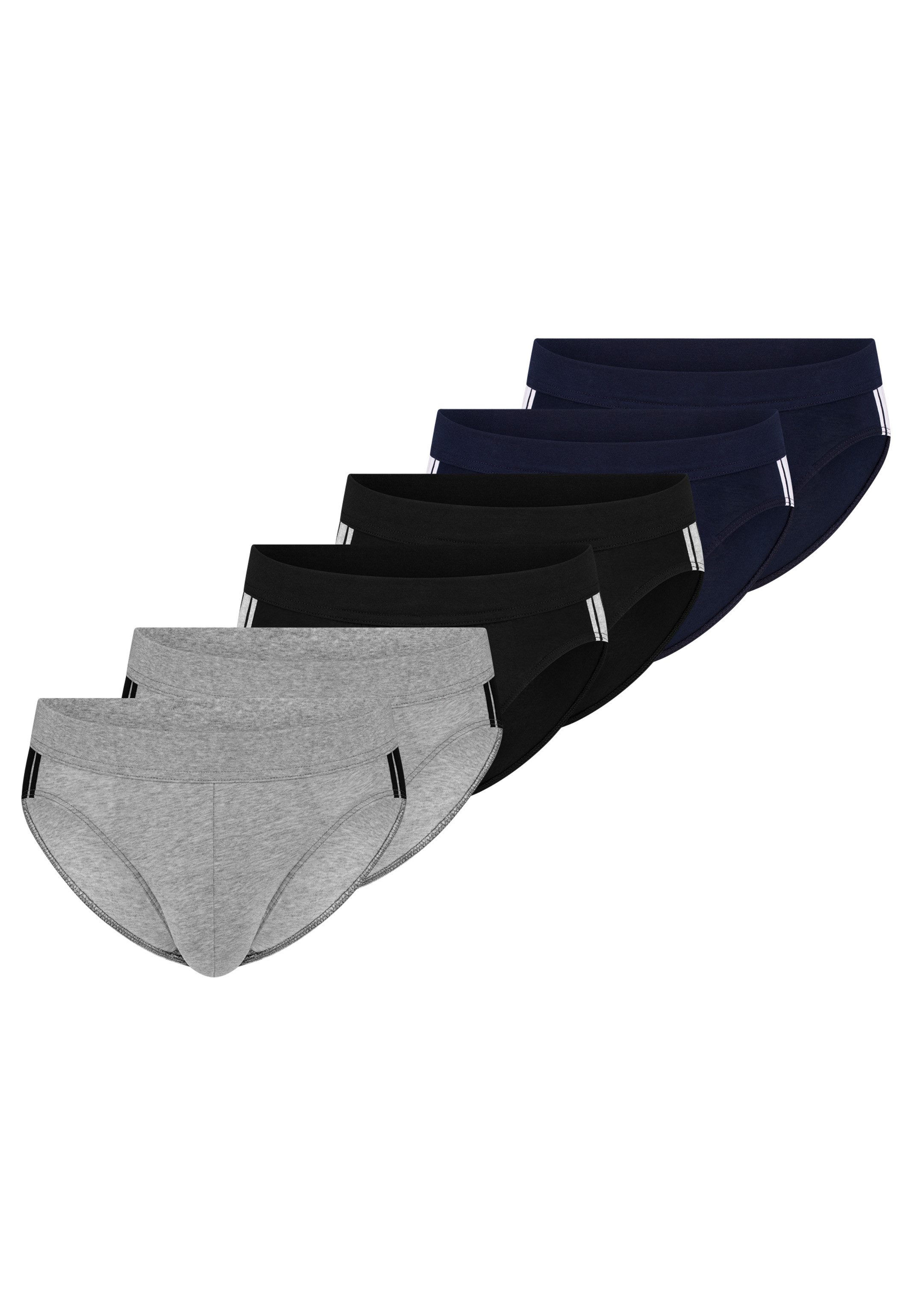 Grau / Schwarz / Blau