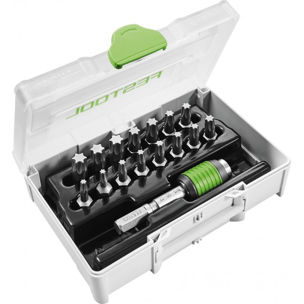 FESTOOL Bit-Set Bit-Sortiment SYS3 XXS CE-TX BHS 60 (205823)