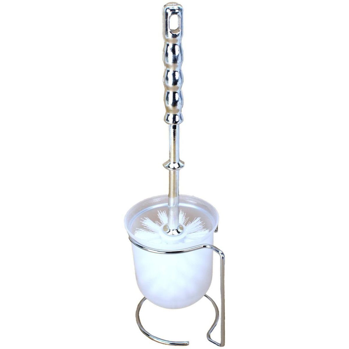Halterung Garnitur ca.37cm Set WC-Bürsten BENSON verchromte WC-Reinigungsbürste Bürstengarnitur