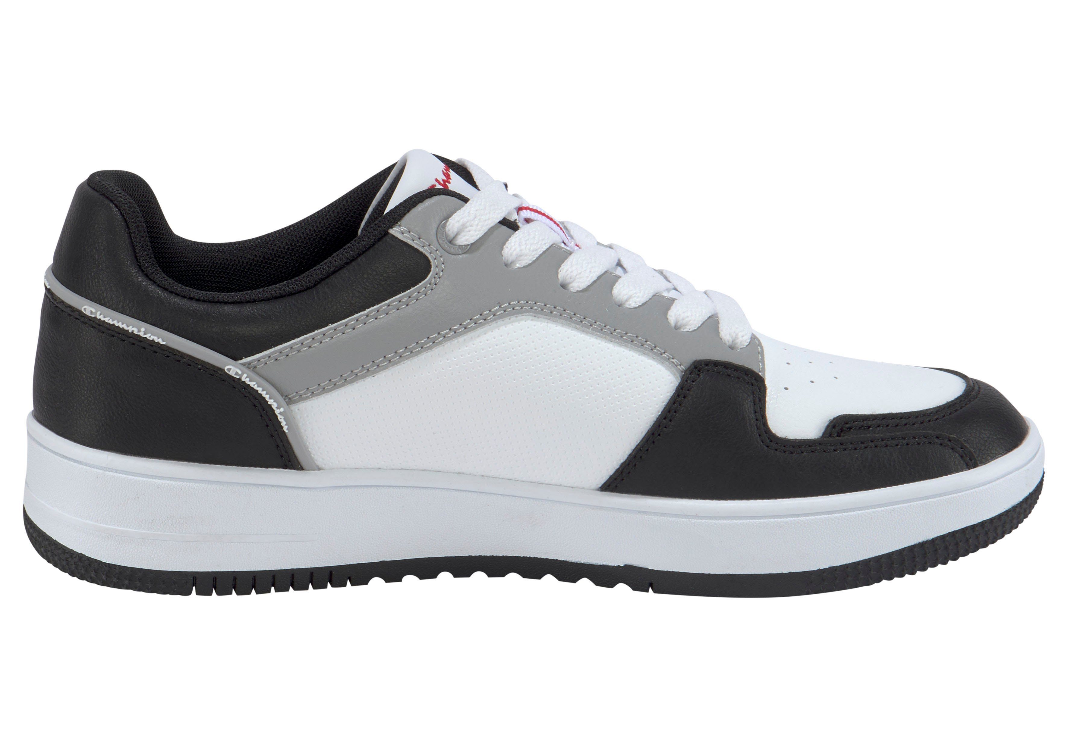 Sneaker schwarz-weiß-grau 2.0 LOW REBOUND Champion