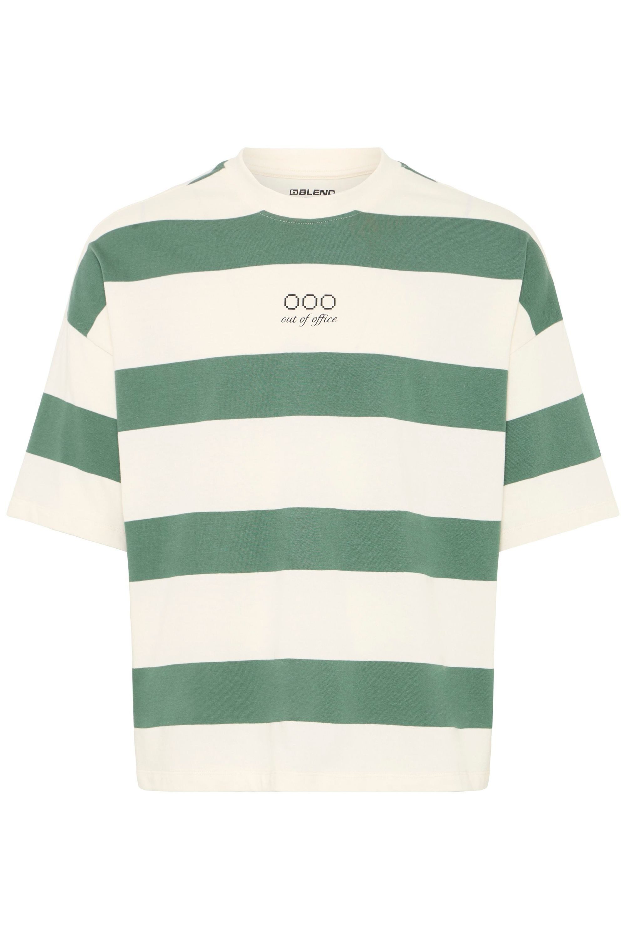 Blend Rundhalsshirt BHKaveh Weites T-Shirt mit breiten Streifen – Bild 2 von 5