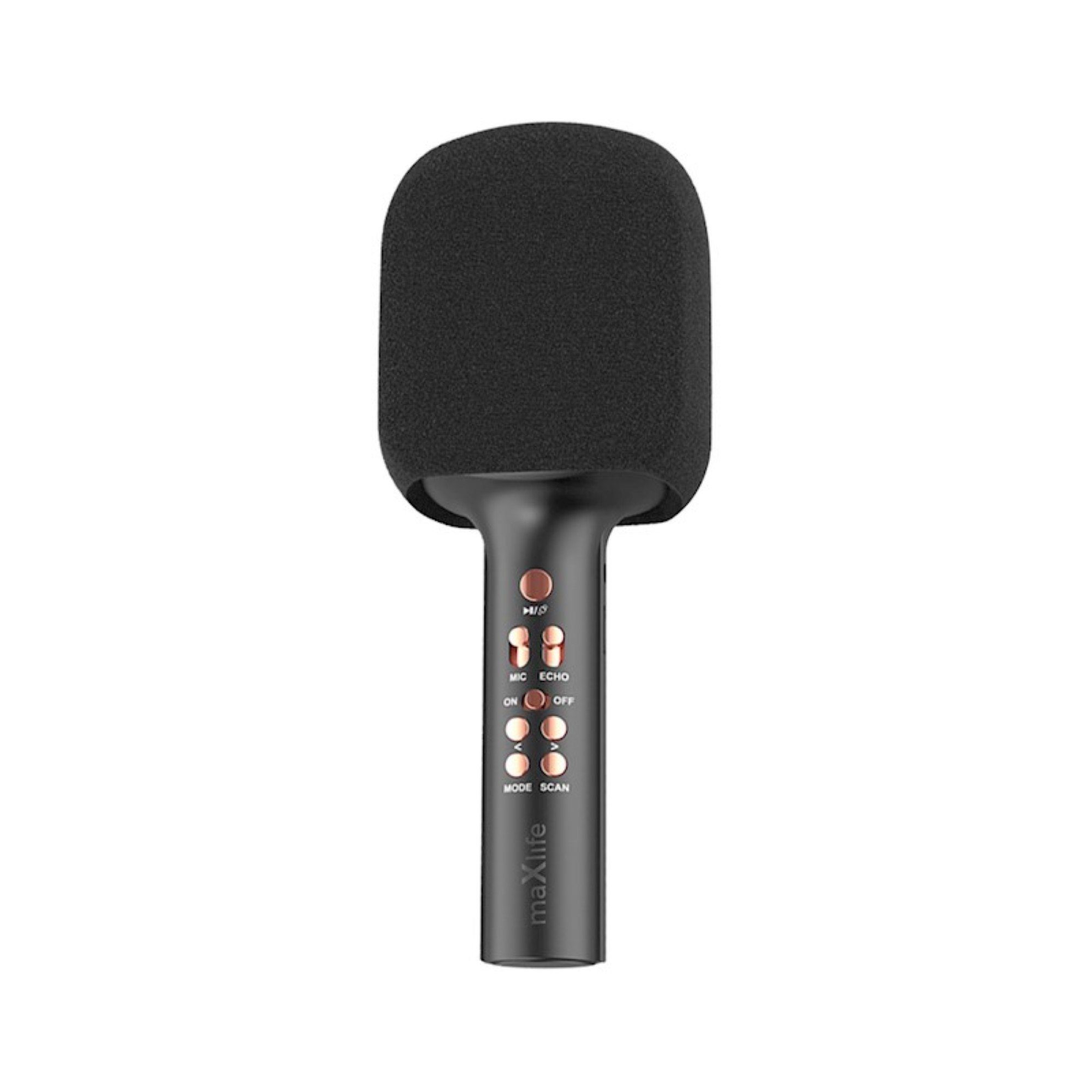 MaXlife Maxlife Bluetooth-Mikrofon mit Lautsprecher MXBM-600 Bluetooth-Lautsprecher Schwarz