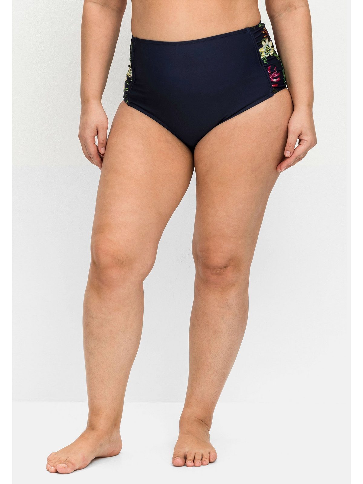 sheego by Joe Browns Bikini-Hose Große Größen in hohem Schnitt, mit  Blumendruck