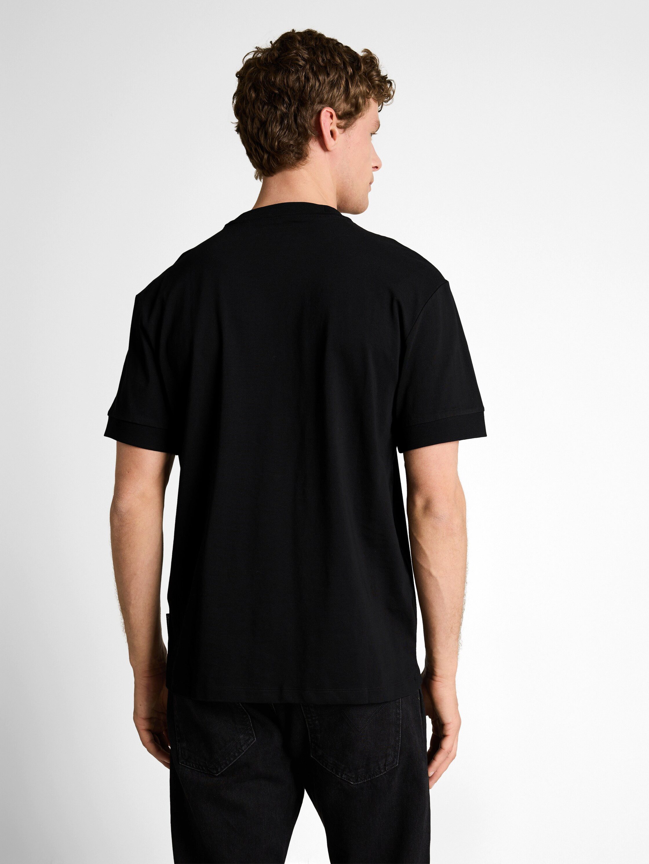 TOM TAILOR Denim T-Shirt unifarben – Bild 2 von 5