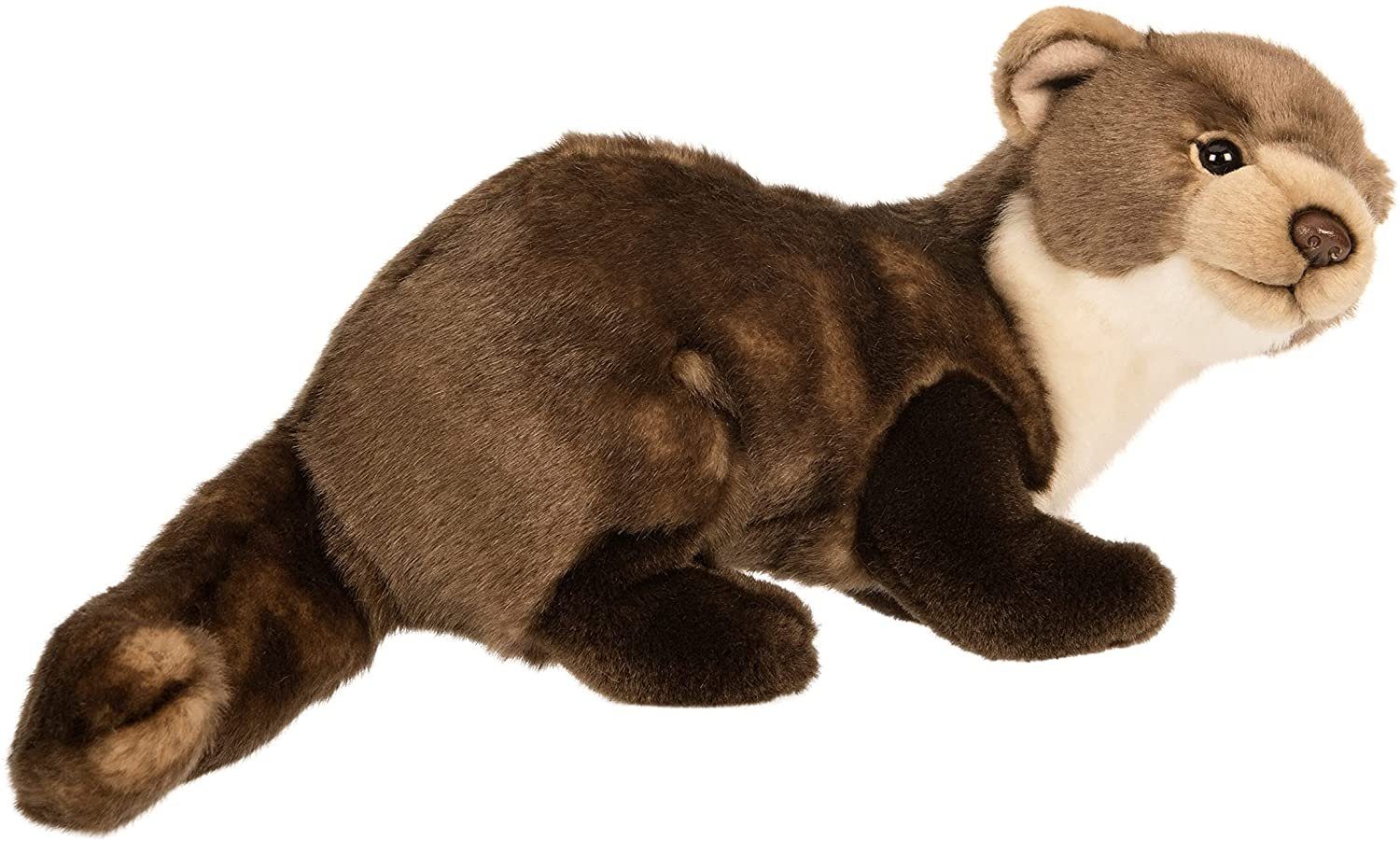 Uni-Toys Kuscheltier Steinmarder - 40 cm (Länge) - Plüsch-Marder - Plüschtier, zu 100 % recyceltes Füllmaterial