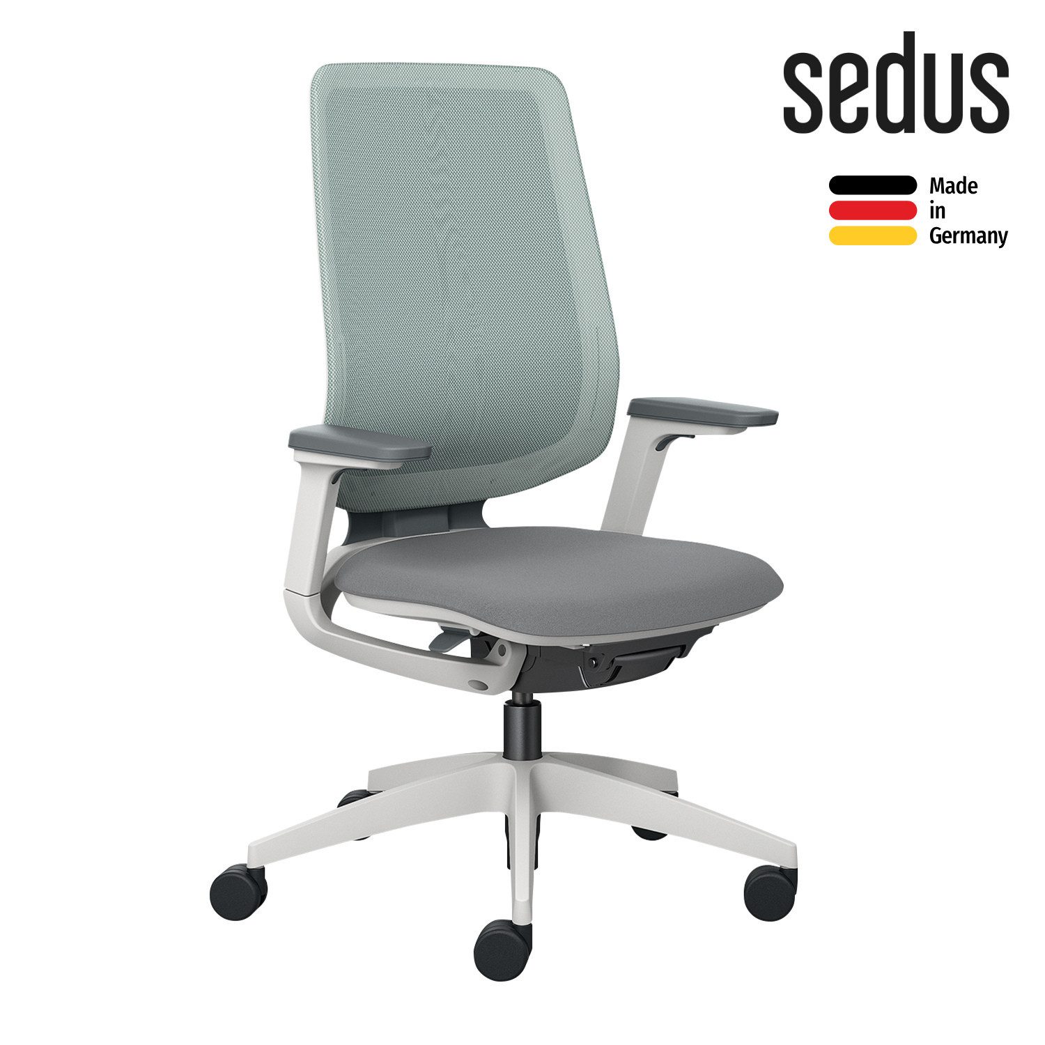 sedus Bürostuhl se:flex (Made in Germany, 5 Jahre Garantie), ergonomischer Bürostuhl mit Synchronmechanik