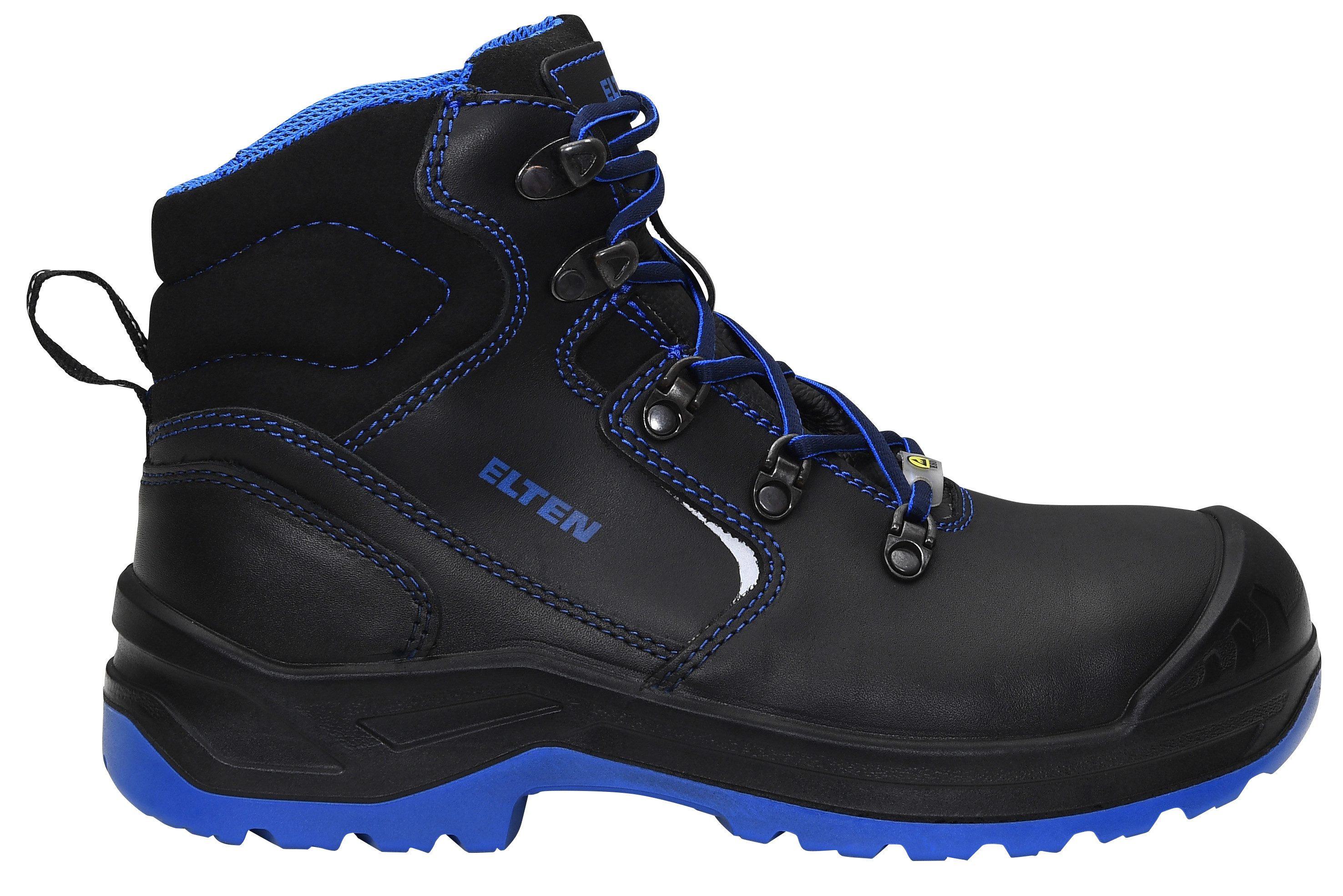 ELTEN LENA black-blue Mid ESD S3 Sicherheitsstiefel (Schuhkarton, Paar)