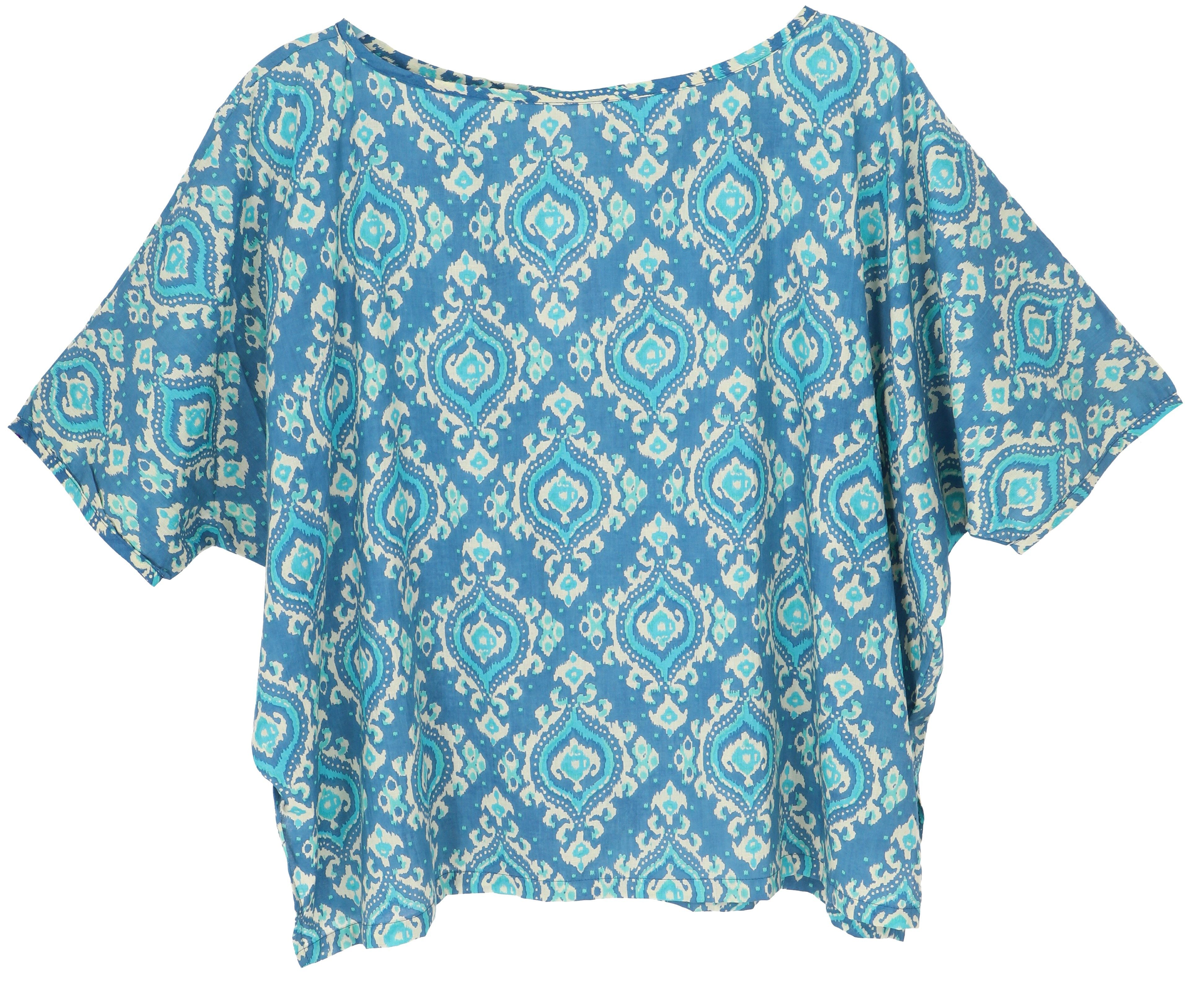 Guru-Shop Longbluse Weites Boho Blusentop mit günstig online kaufen
