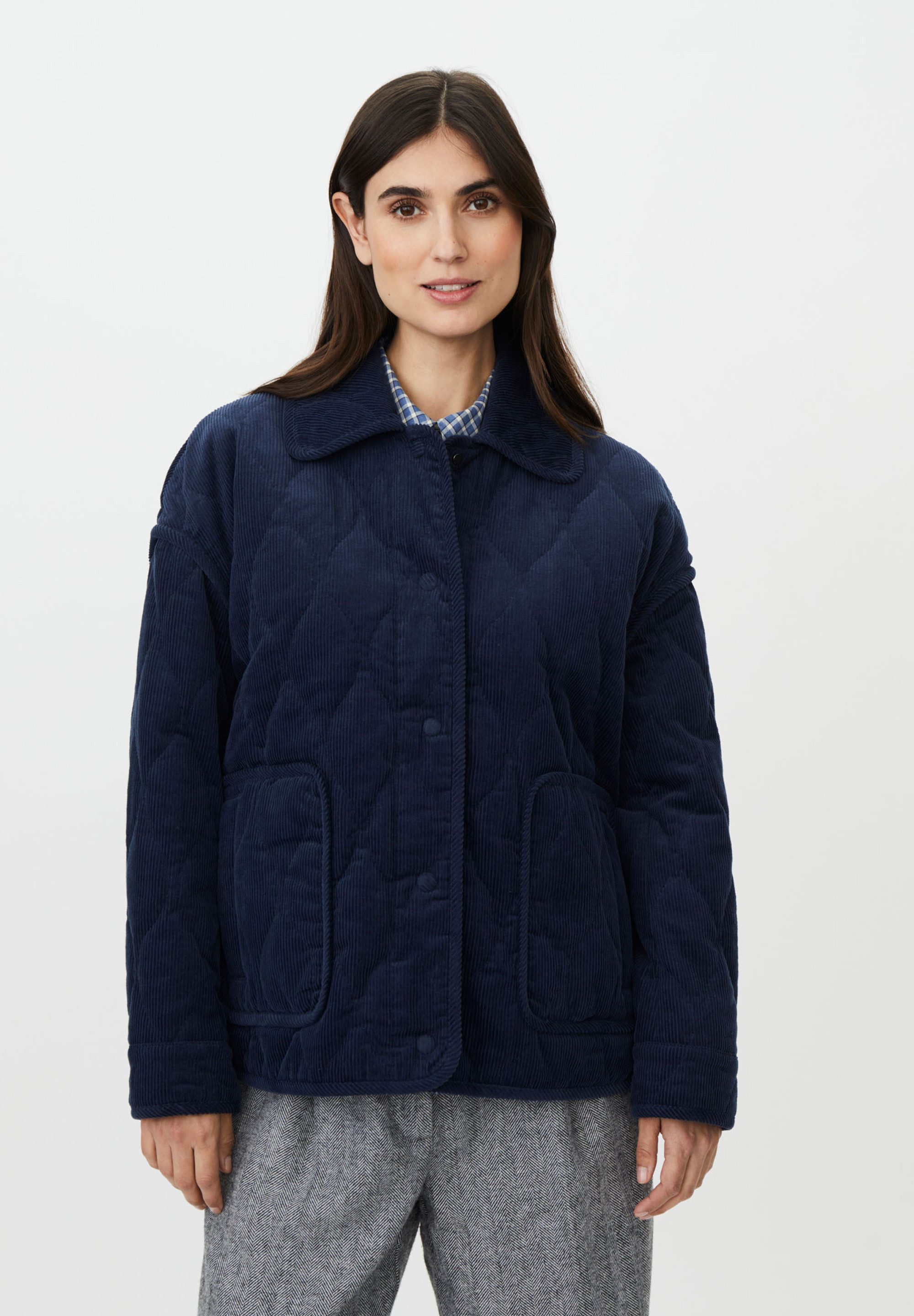Masai Funktionsjacke MaTalyra Druckknöpfen und großen Vordertaschen