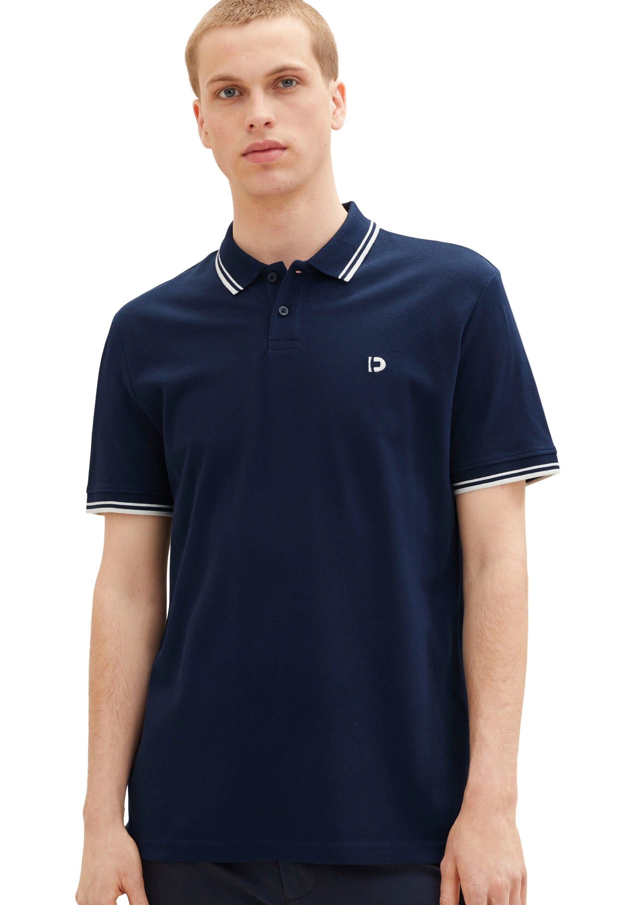 Denim dunkelblau Poloshirt TOM TAILOR