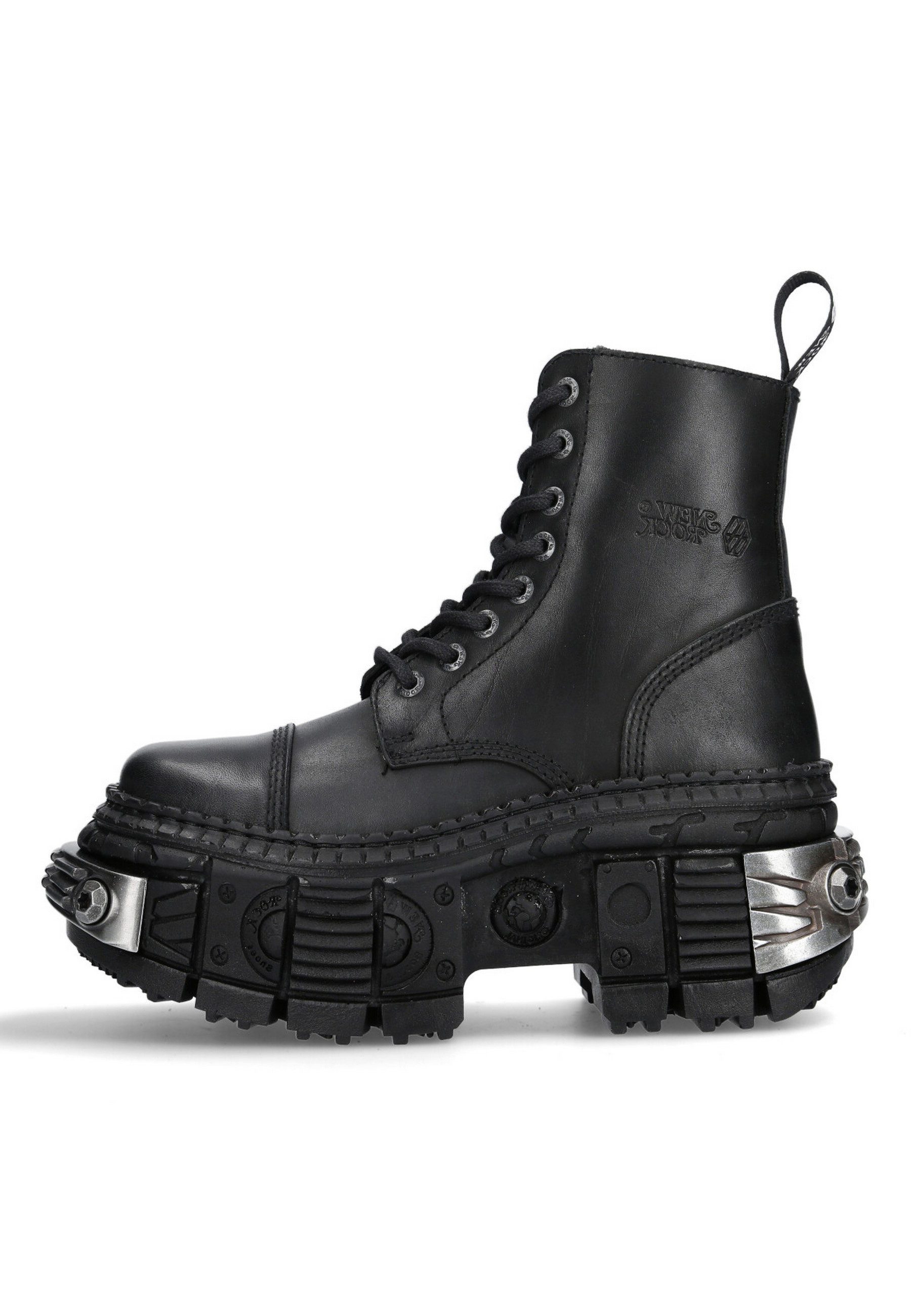 New Rock M-WALL083C-S4 Ankleboots Urbaner Chic und Rebellischer Style