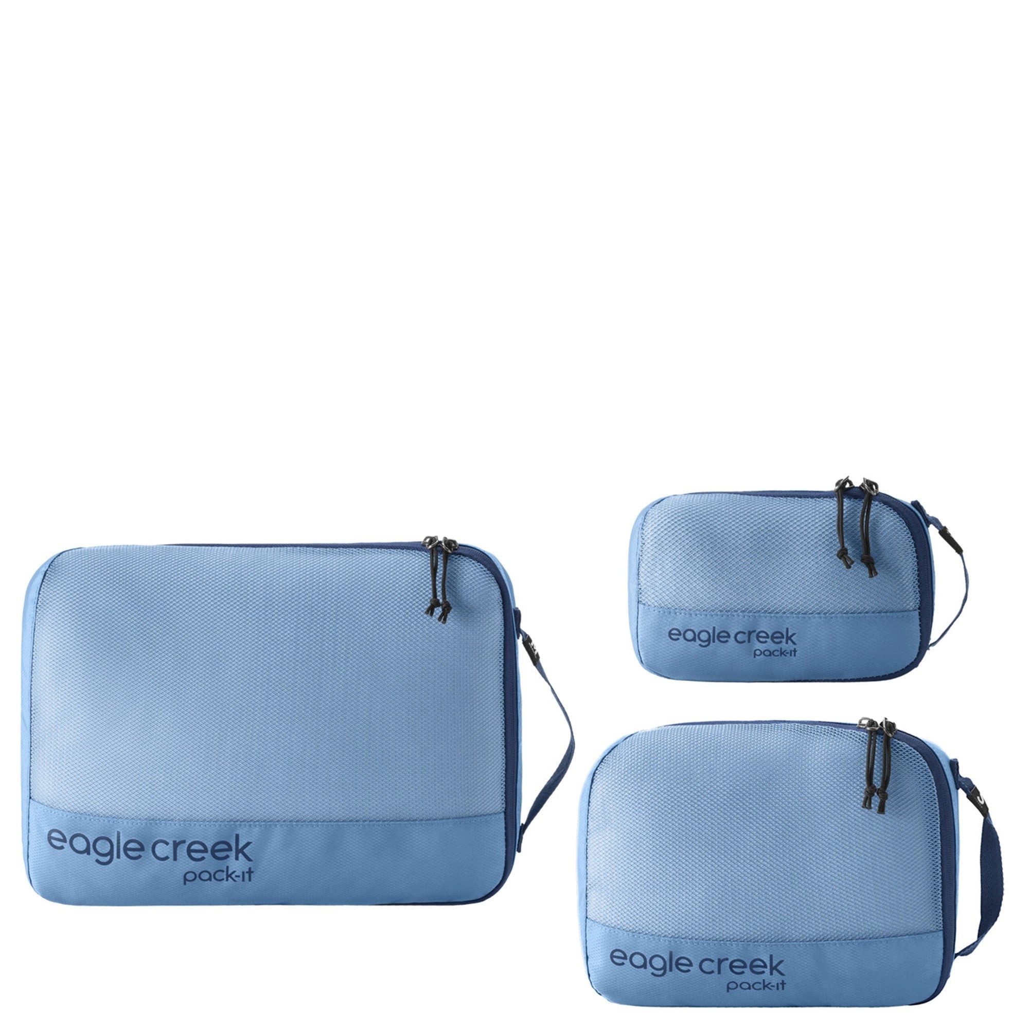 Eagle Creek Kofferorganizer Pack-It Reveal Cube Set XS/S/M 3tlg. - Packsack (blue dawn)