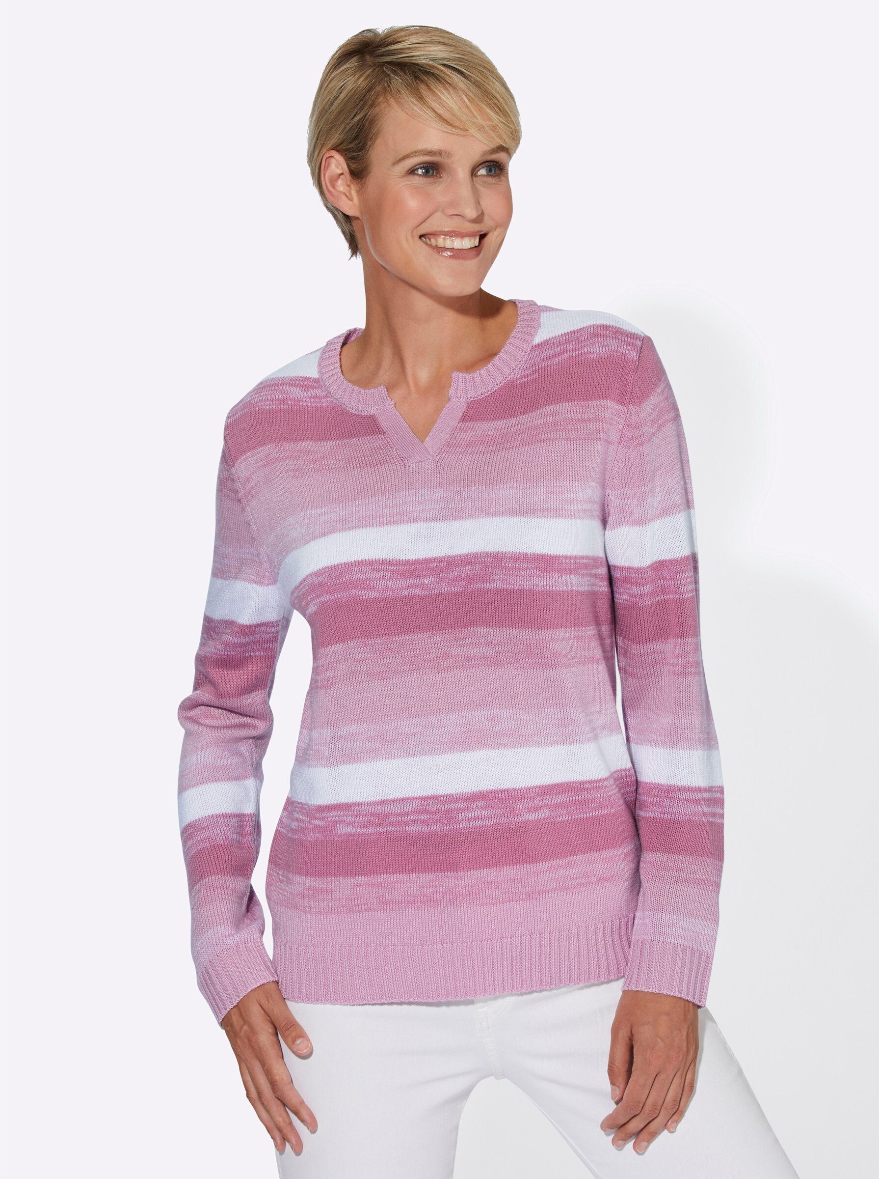 Strickpullover Langarm-Pullover