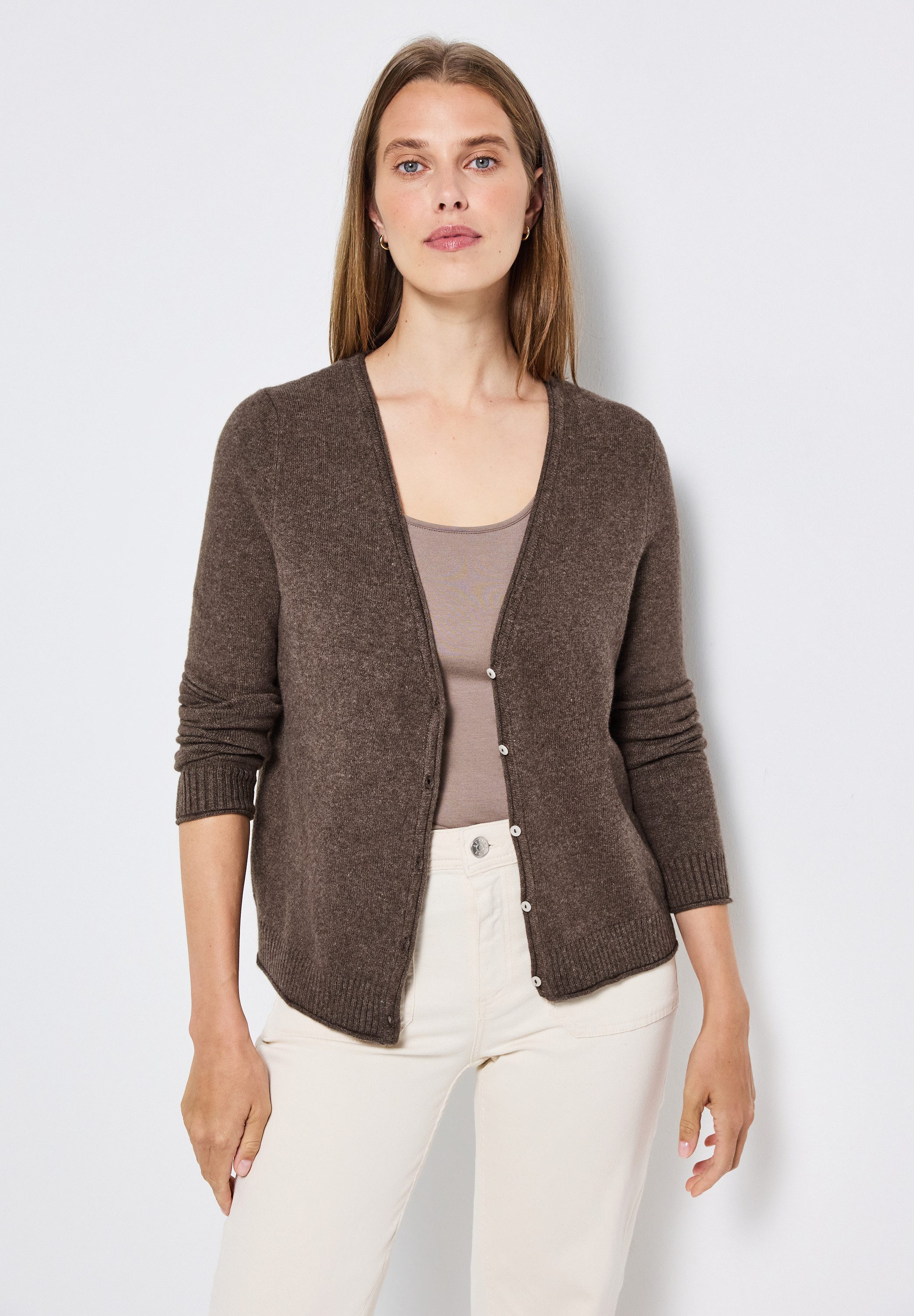 STREET ONE Cardigan mit V-Ausschnitt günstig online kaufen