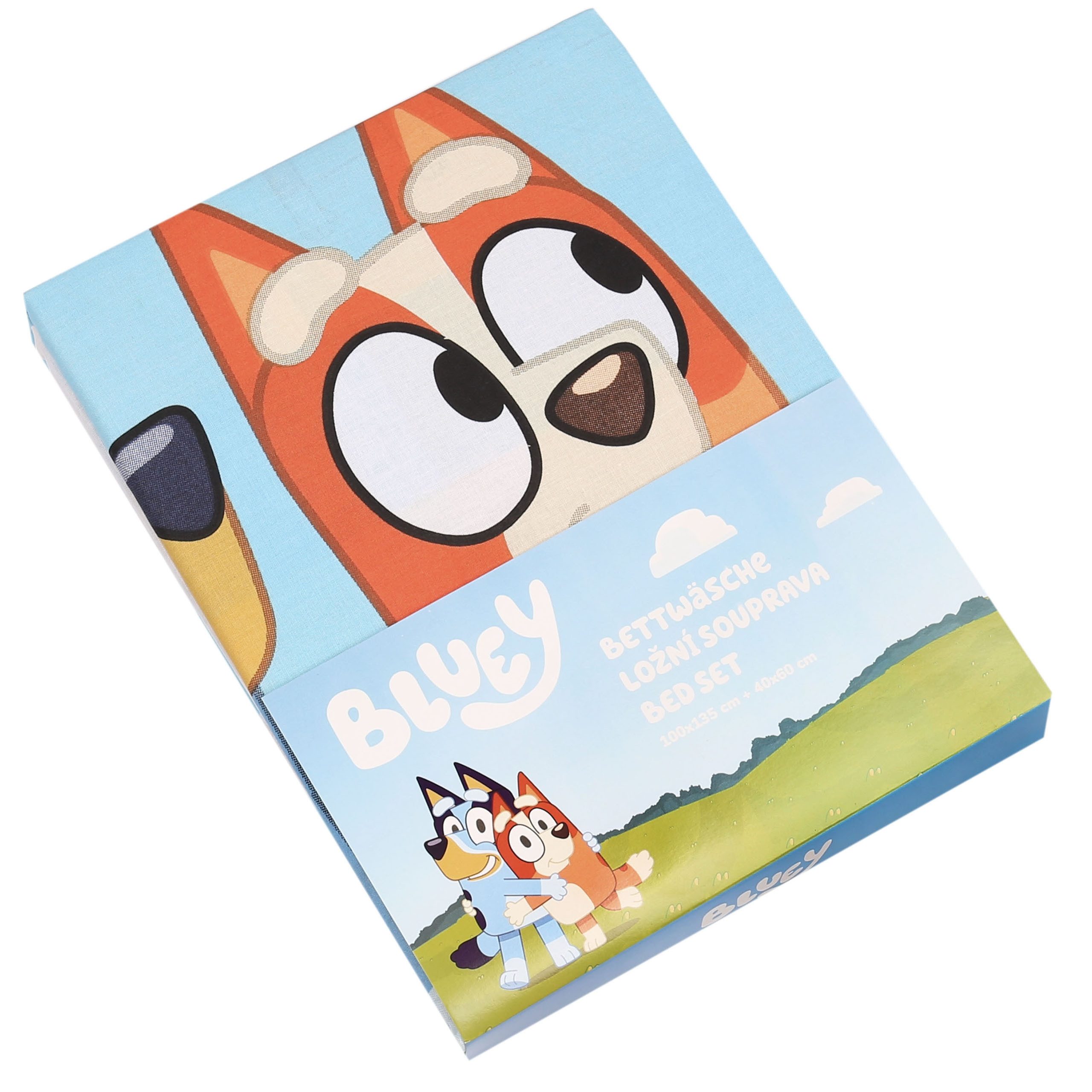 Sarcia.eu Kinderbettwäsche Bluey Kinderbettwäsche aus Baumwolle, 100 x 135 + 40 x 60 cm