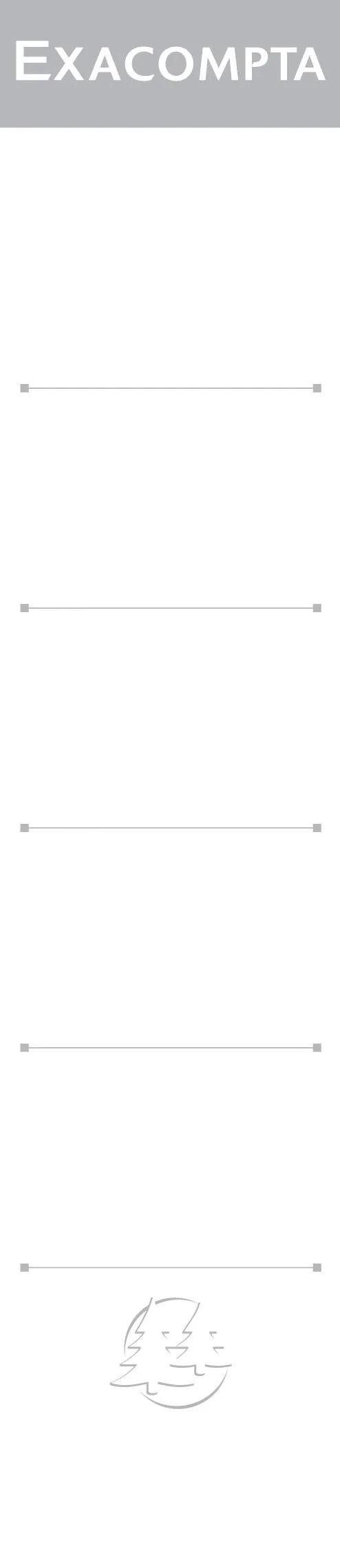 EXACOMPTA Aktenordner Selbstklebendes Rückenetikett für Ordner Rücken 50 mm. Weiß 5358E, Ordner & Ringbücher