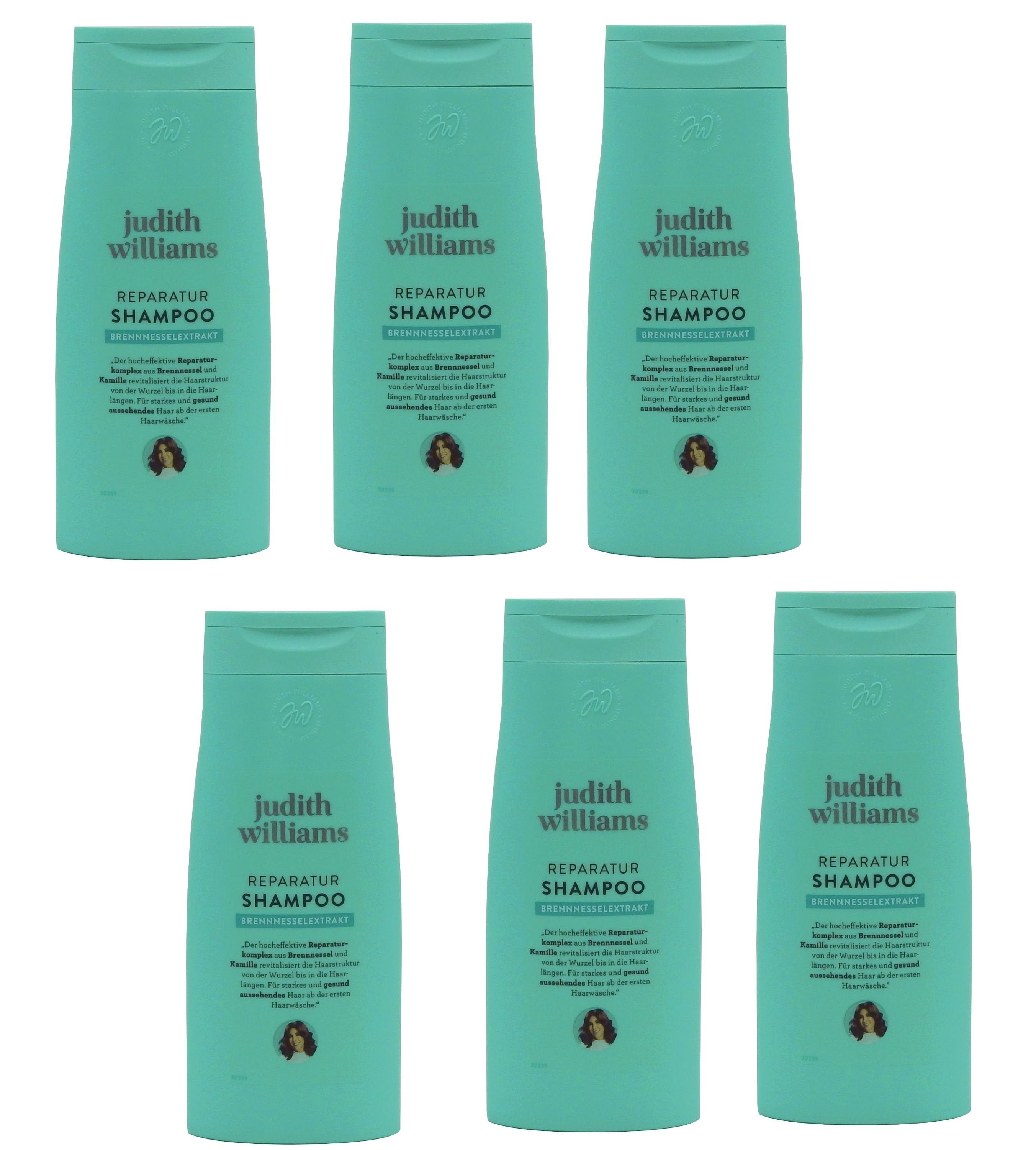judith williams COSMETICS Haarshampoo Haircare, 6x Reparatur Shampoo 300ml  Reparaturshampoo Volumen Haare Pflege