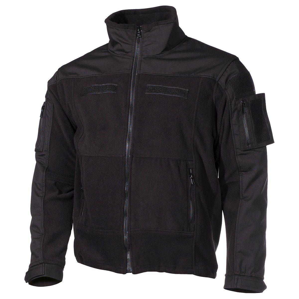 MFH Outdoorjacke Trekking Fleece-Jacke, "Combat", schwarz 4XL günstig online kaufen